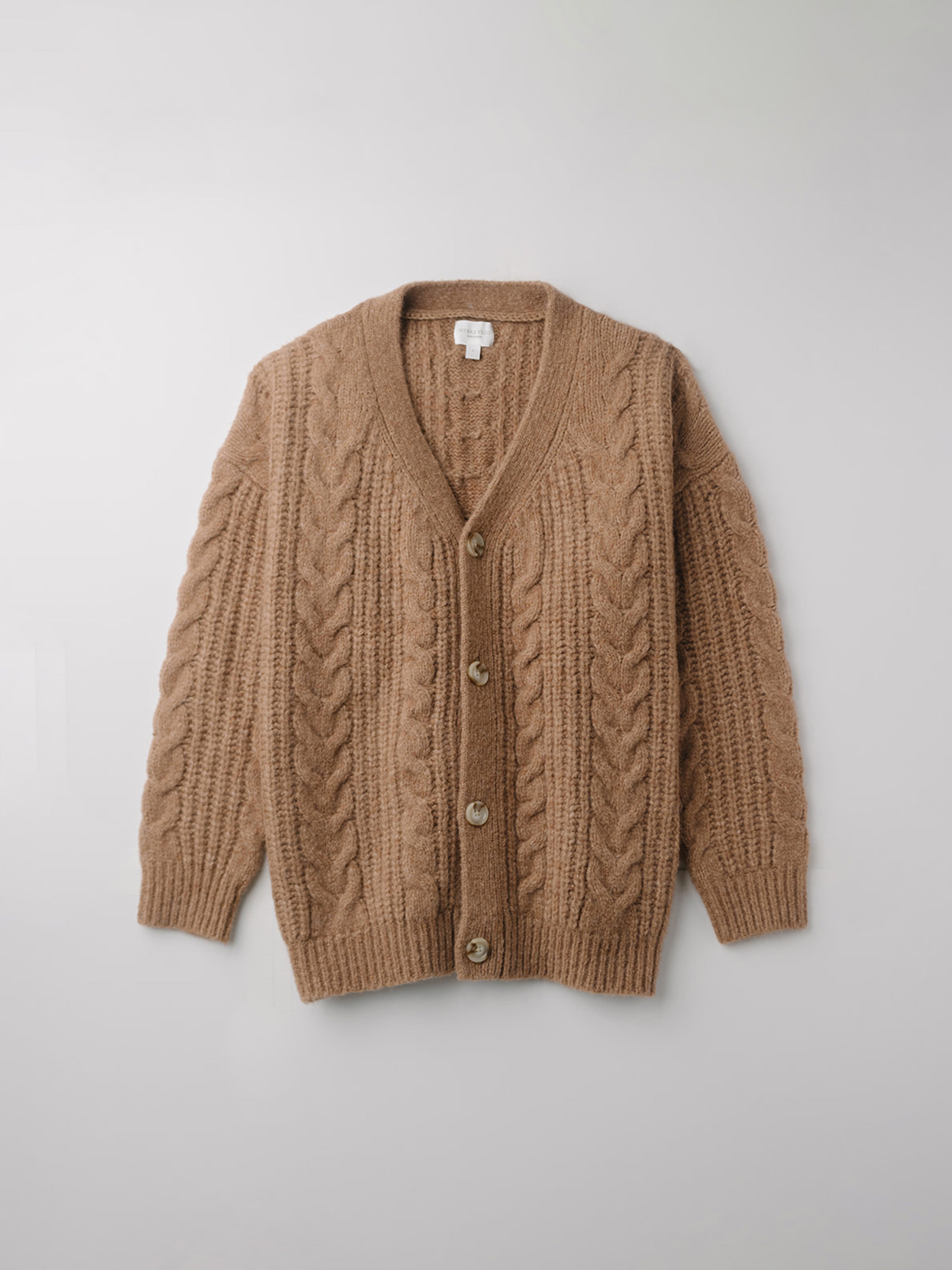 Oversized Cable Knit Cardigan - ONLINE EXCLUSIVE