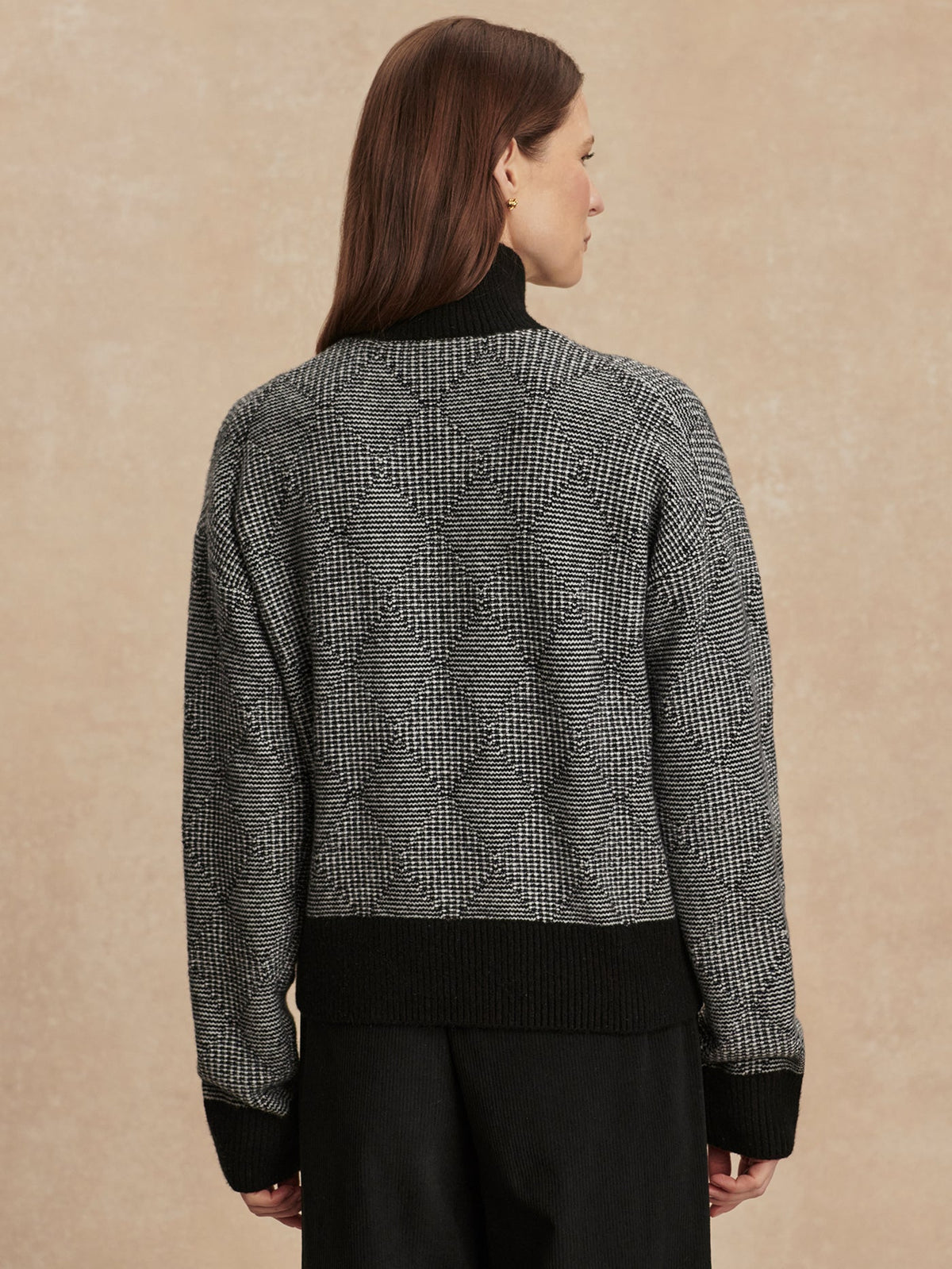 Varley Aldridge Half-Zip Knit in Black