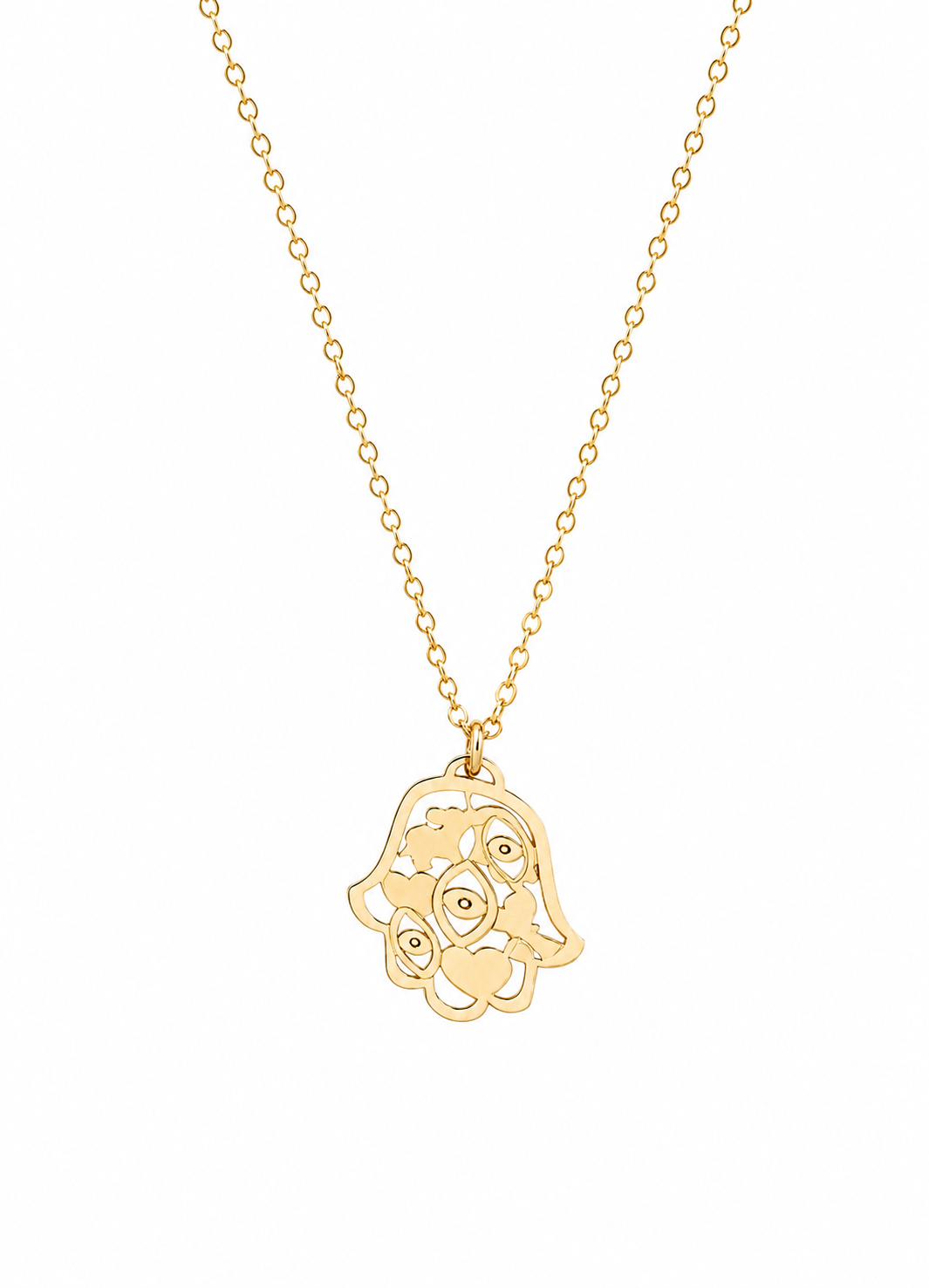 Mia Good Luck Hamsa Necklace