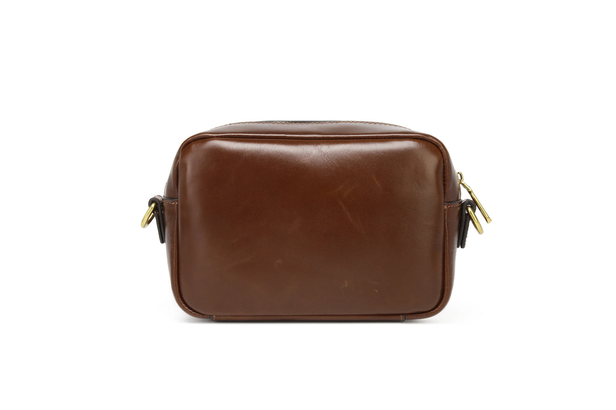 Jane Crossbody Bag | Brown Leather