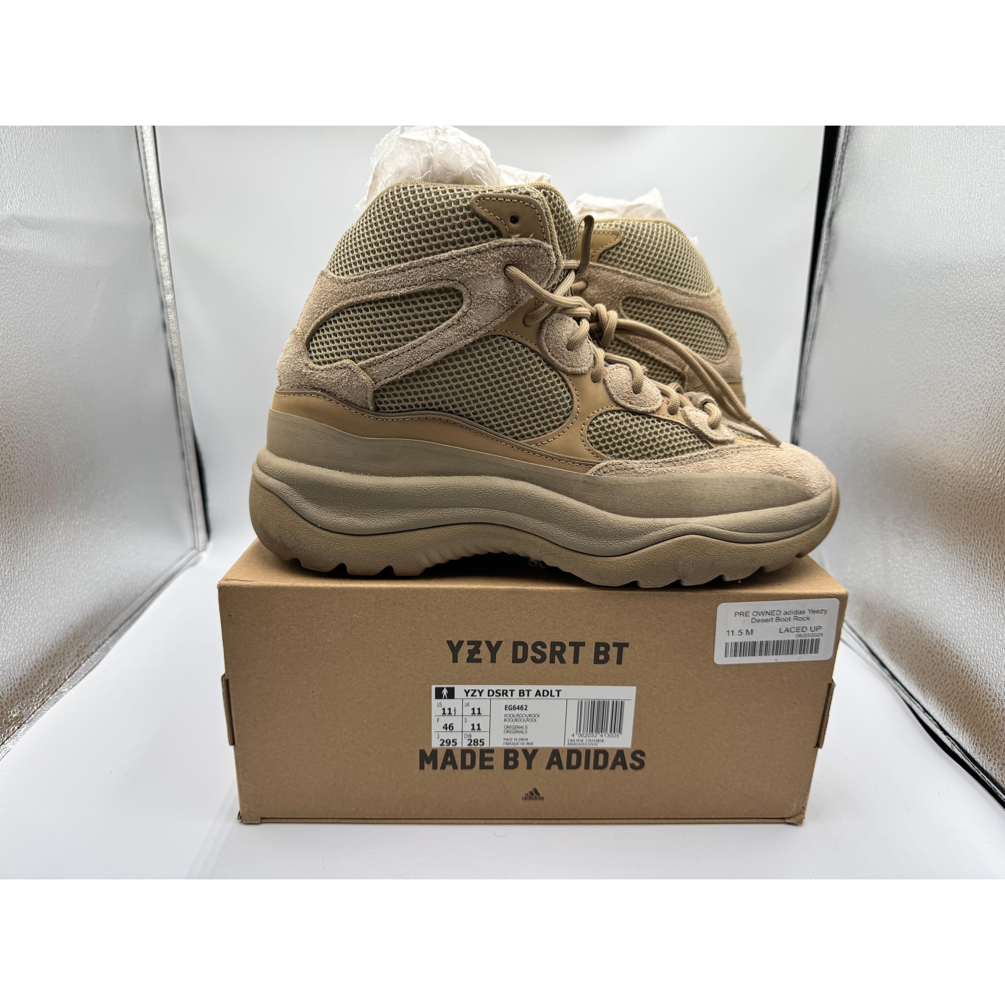 PRE OWNED adidas Yeezy Desert Boot Rock