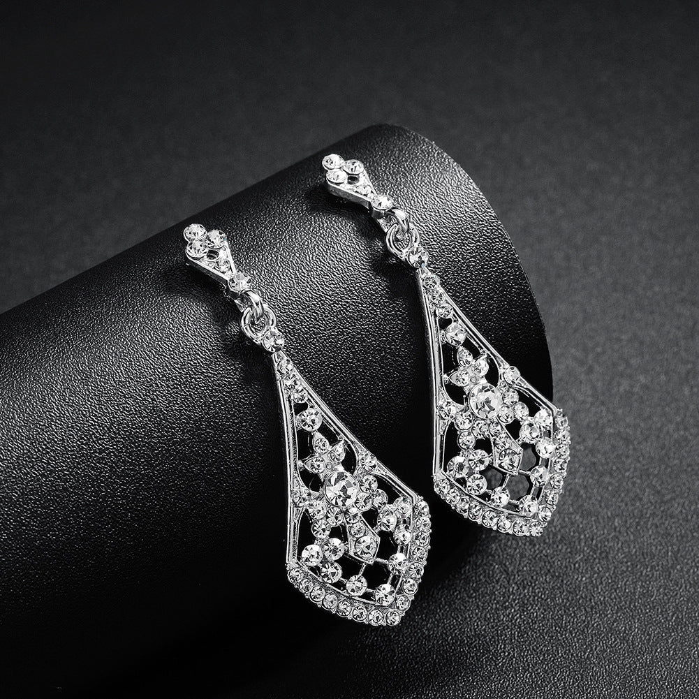 Women's Rhinestone Bridal Wedding Alloy For Earrings