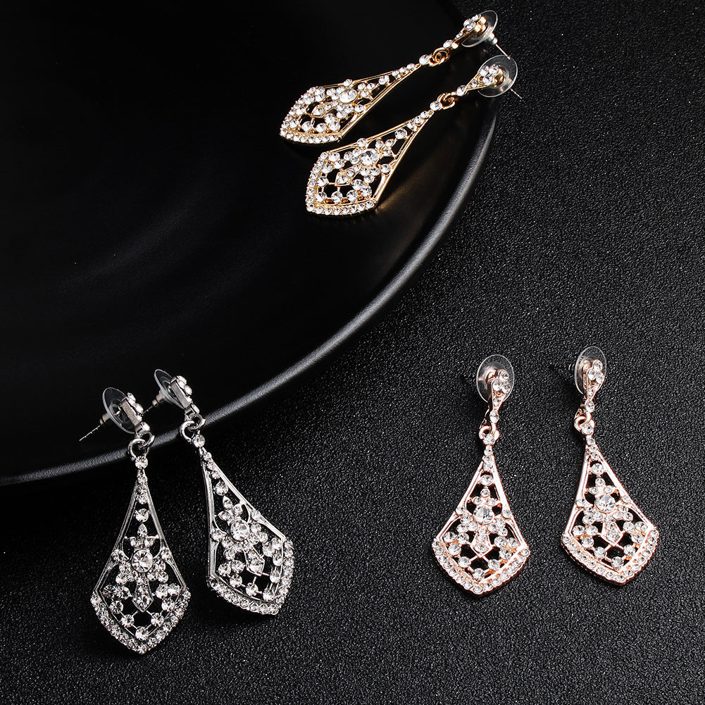 Women's Rhinestone Bridal Wedding Alloy For Earrings