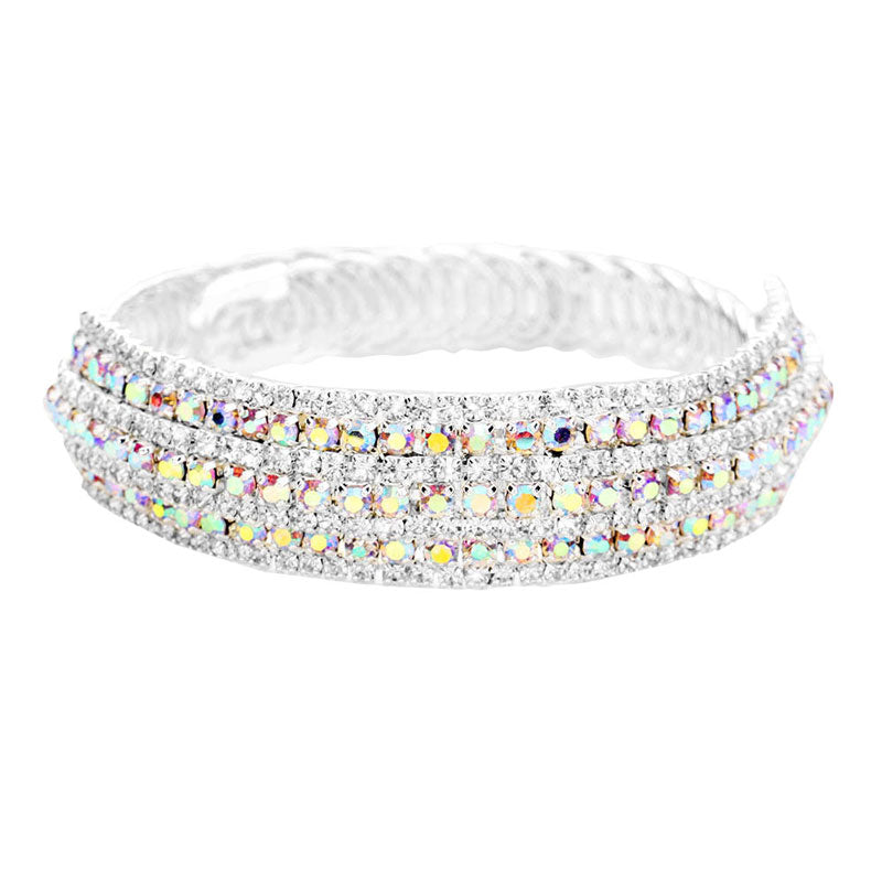Rhinestone Pave Evening Bracelet