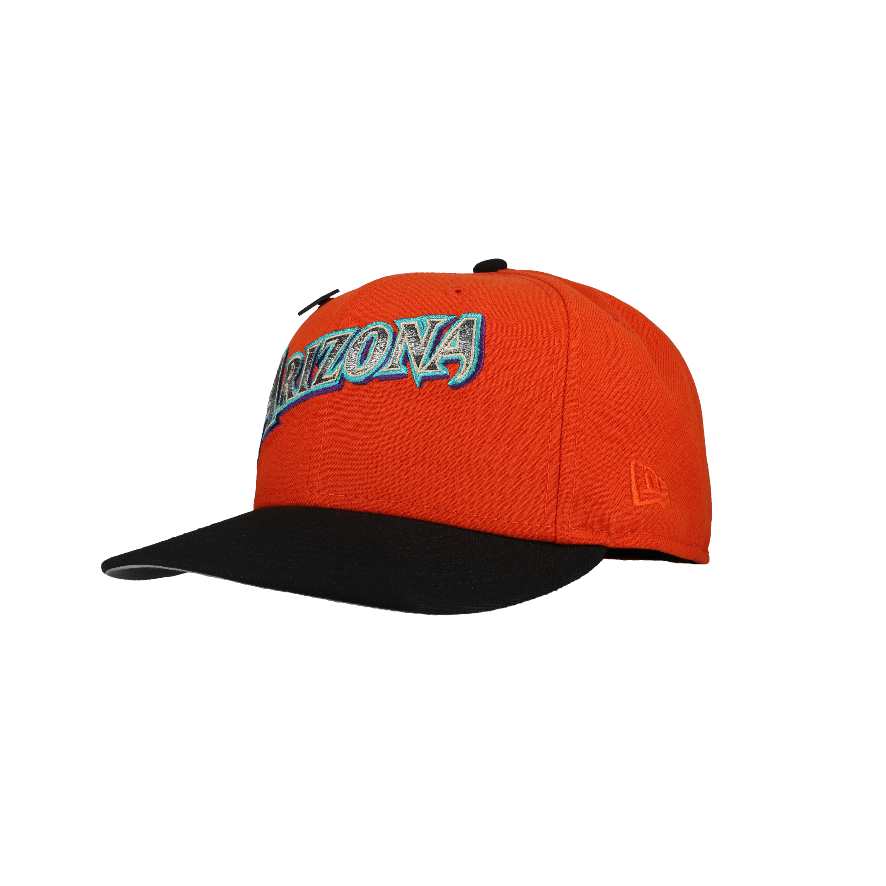Arizona Diamondbacks 25th Anniversary Orange Gradient Metallic 59Fifty Fitted Hat