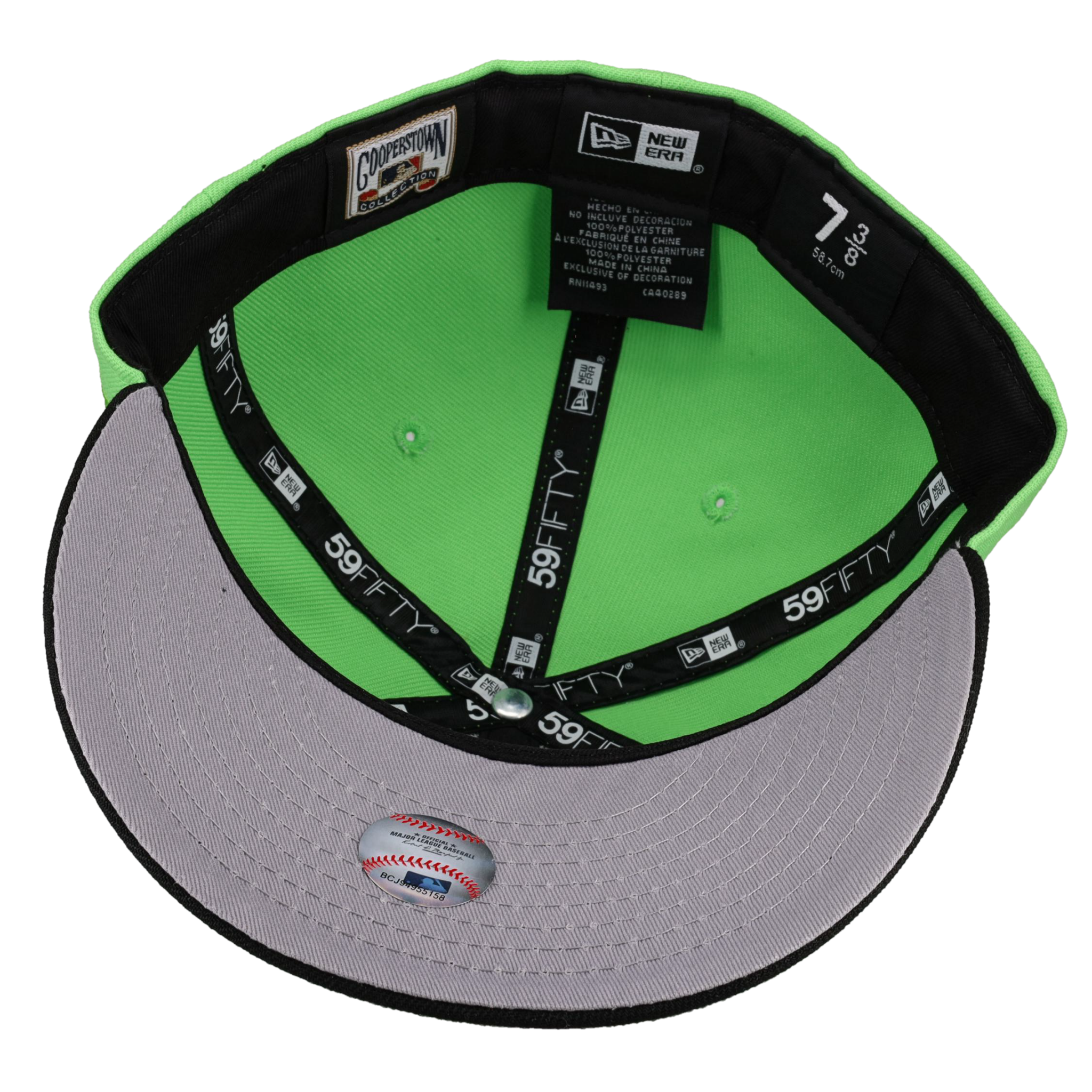 Anaheim Angels 50th Anniversary Lime 59Fifty Fitted Hat