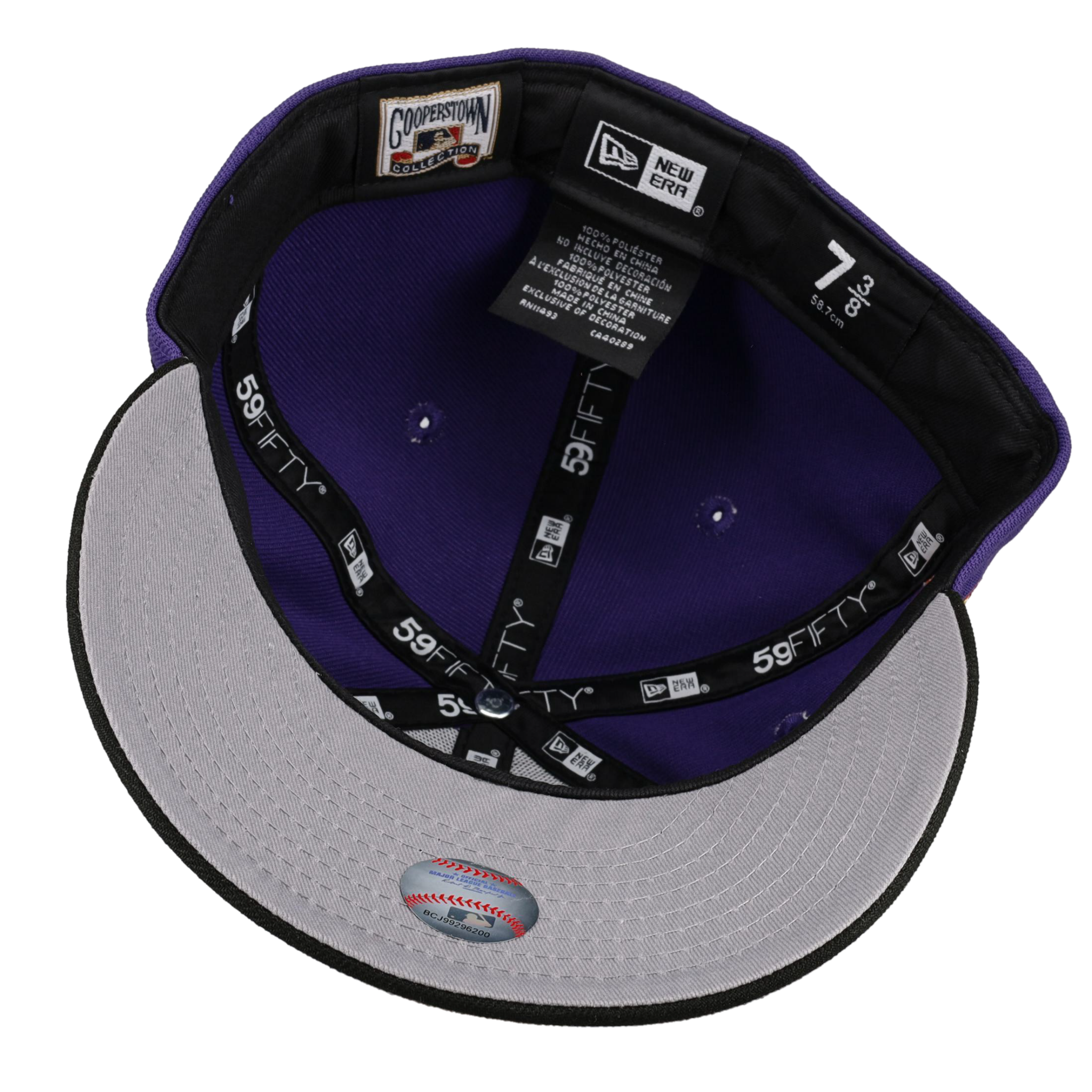 Anaheim Angels Trippy American/National Patch 59Fifty Fitted Hat