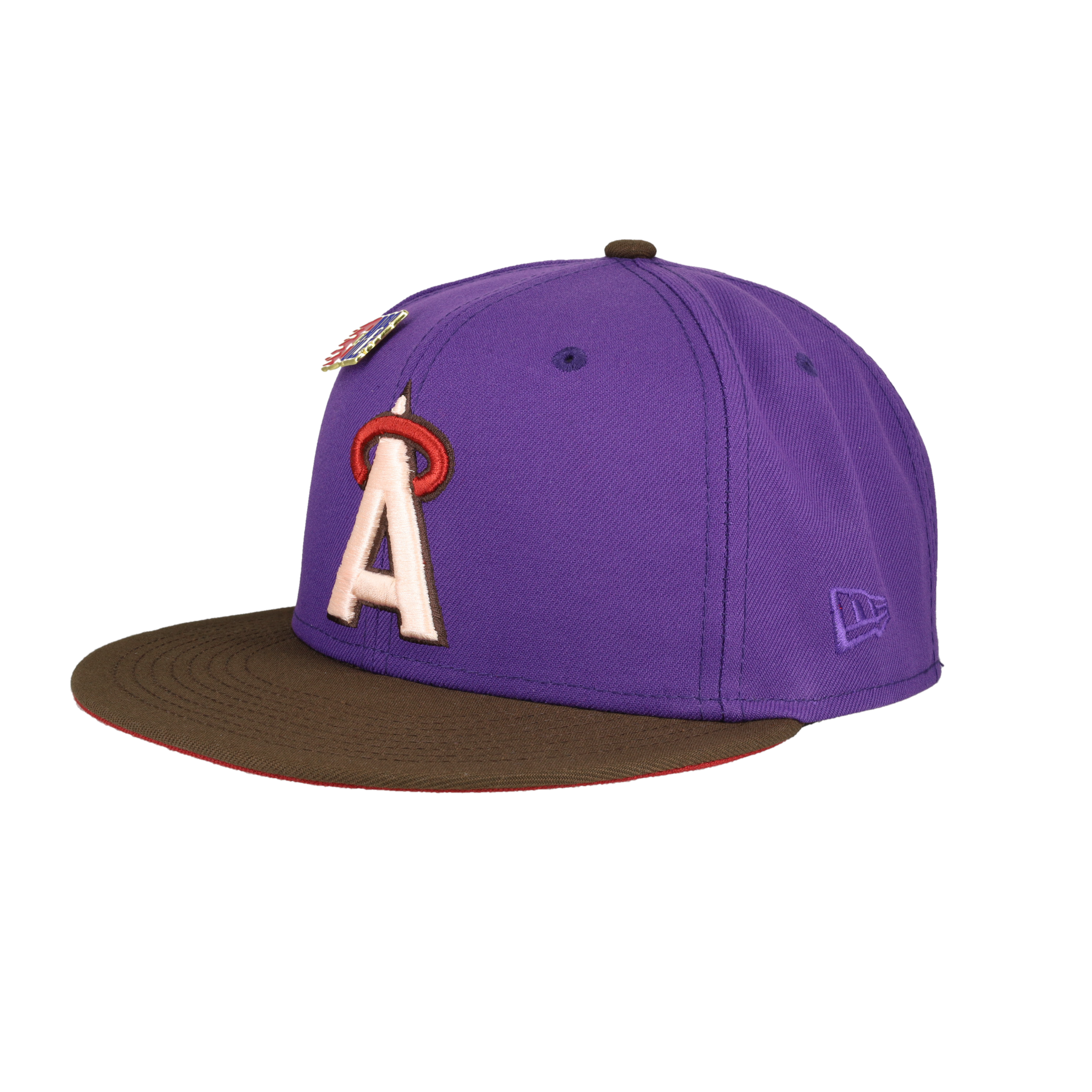 California Angels Nitro Purple 1989 All Star Game Fitted Hat
