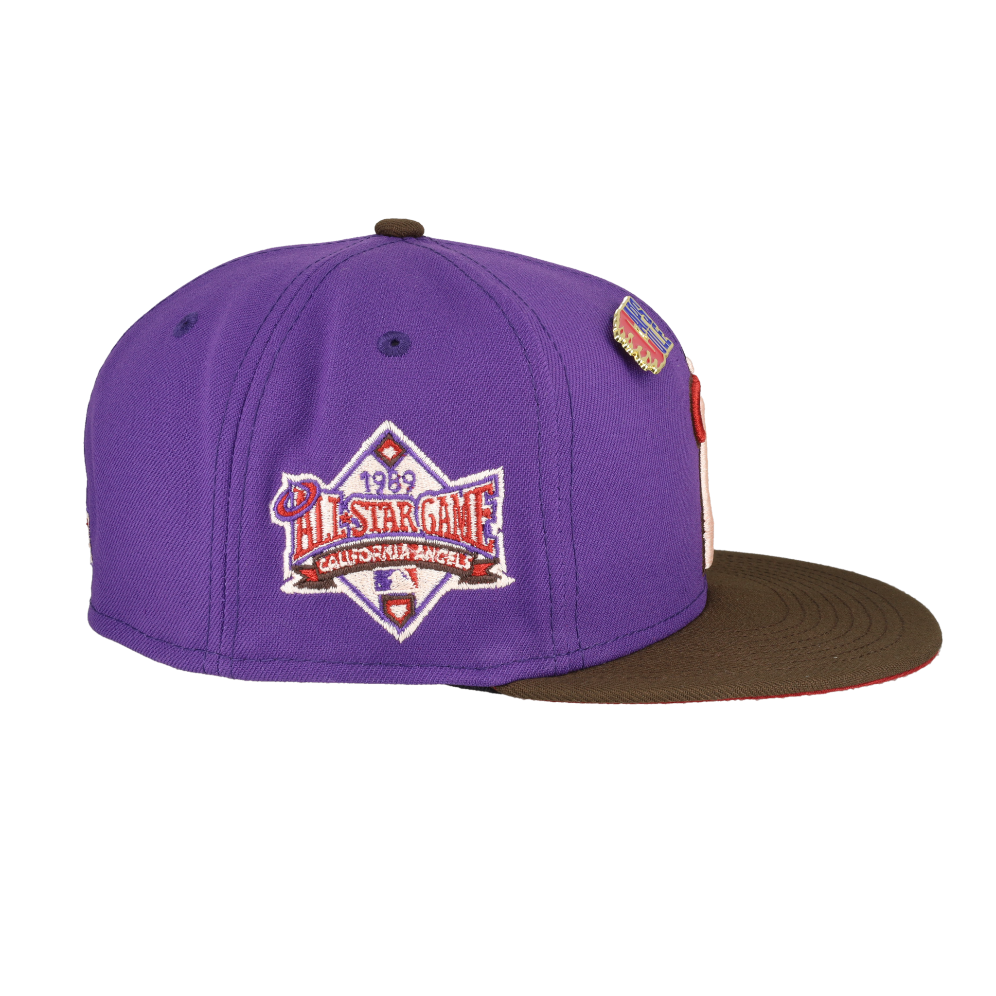 California Angels Nitro Purple 1989 All Star Game Fitted Hat