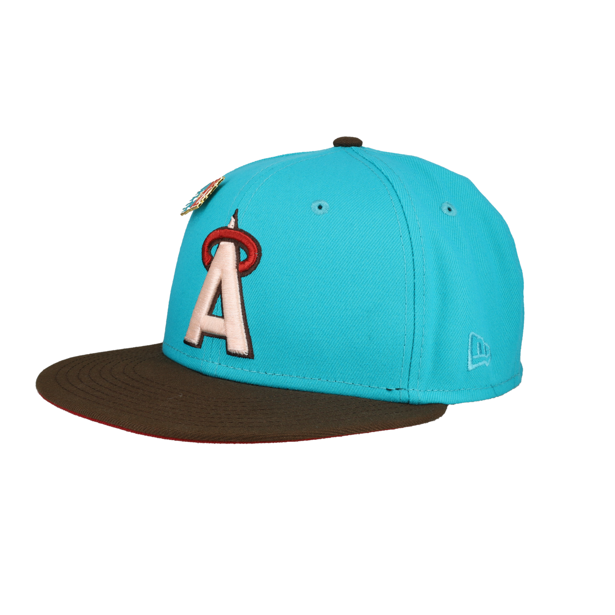 California Angels Nitro Teal 1989 All Star Game Fitted Hat