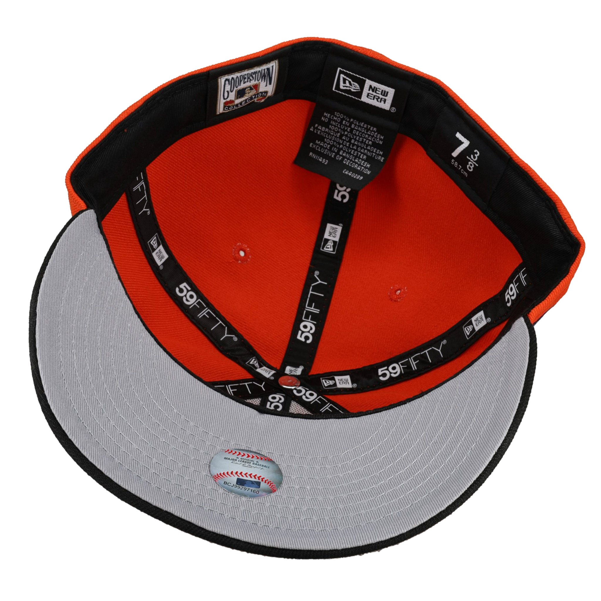 Arizona Diamondbacks 25th Anniversary Orange Gradient Metallic 59Fifty Fitted Hat