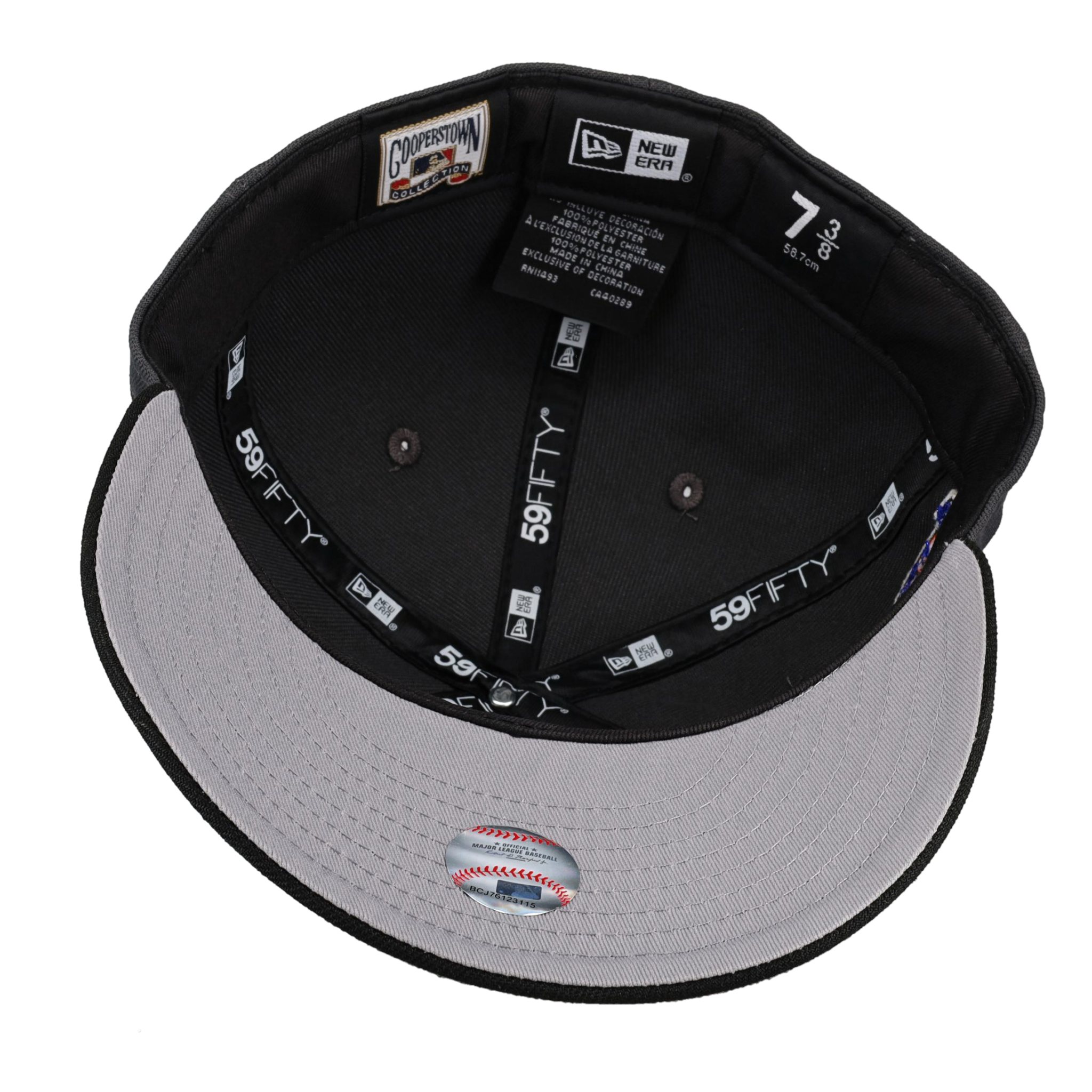 Houston Astros 45th Anniversary Metallic Graphite/Black 59Fifty Fitted Hat