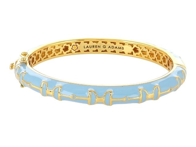 Equestrian Stirrup Bangle — Black