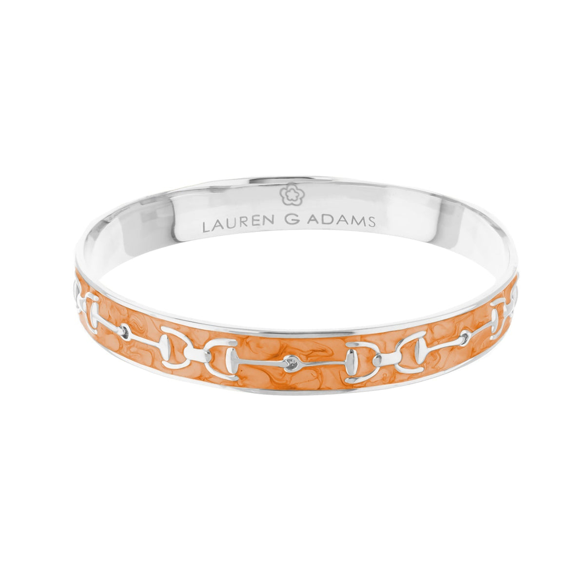 Equestrian Stirrup Bangle — Champagne