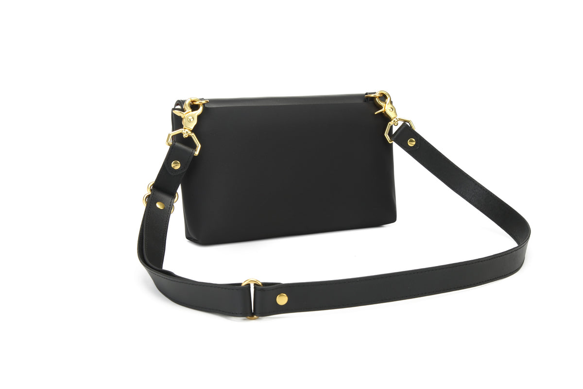 Patton | Black Nylon + Black Leather
