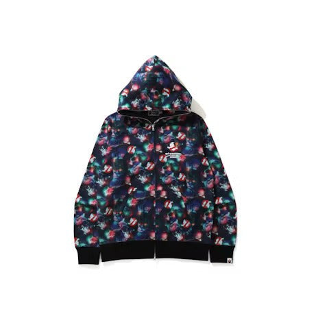 BAPE x Ghostbusters Camo Full Zip Hoodie Multi