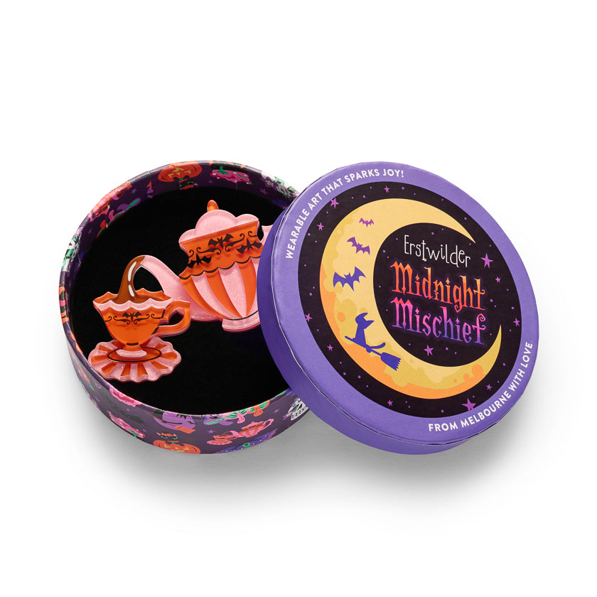 Spills and Spells Brooch by Erstwilder