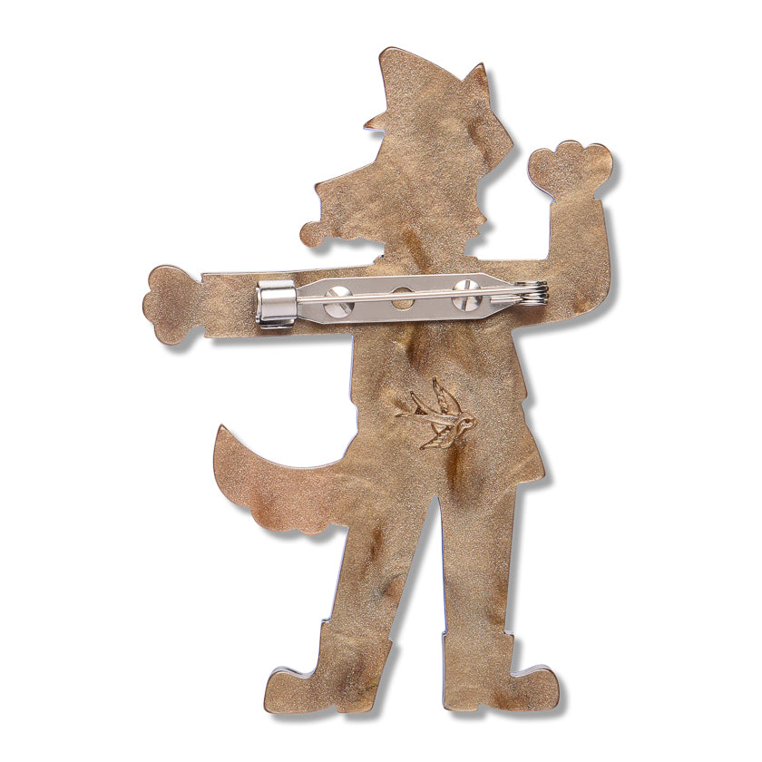 Officer Wags Brooch by Erstwilder