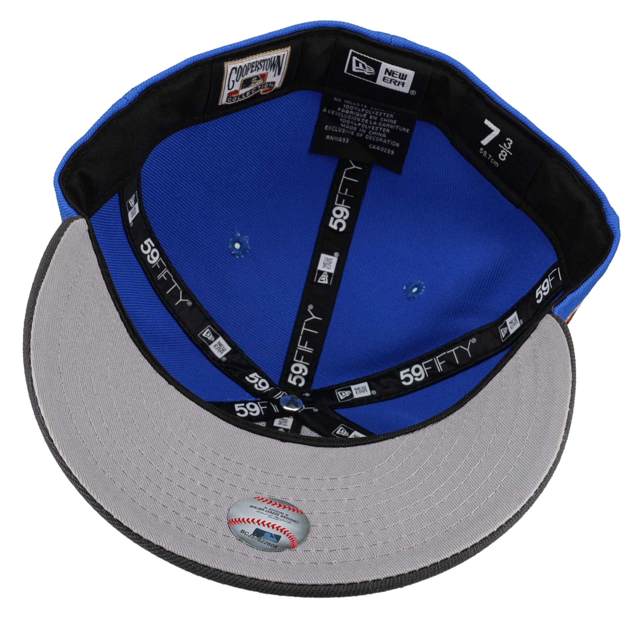 Brooklyn Dodgers 1942 All Star Game Blue Metallic 59Fifty Fitted Hat