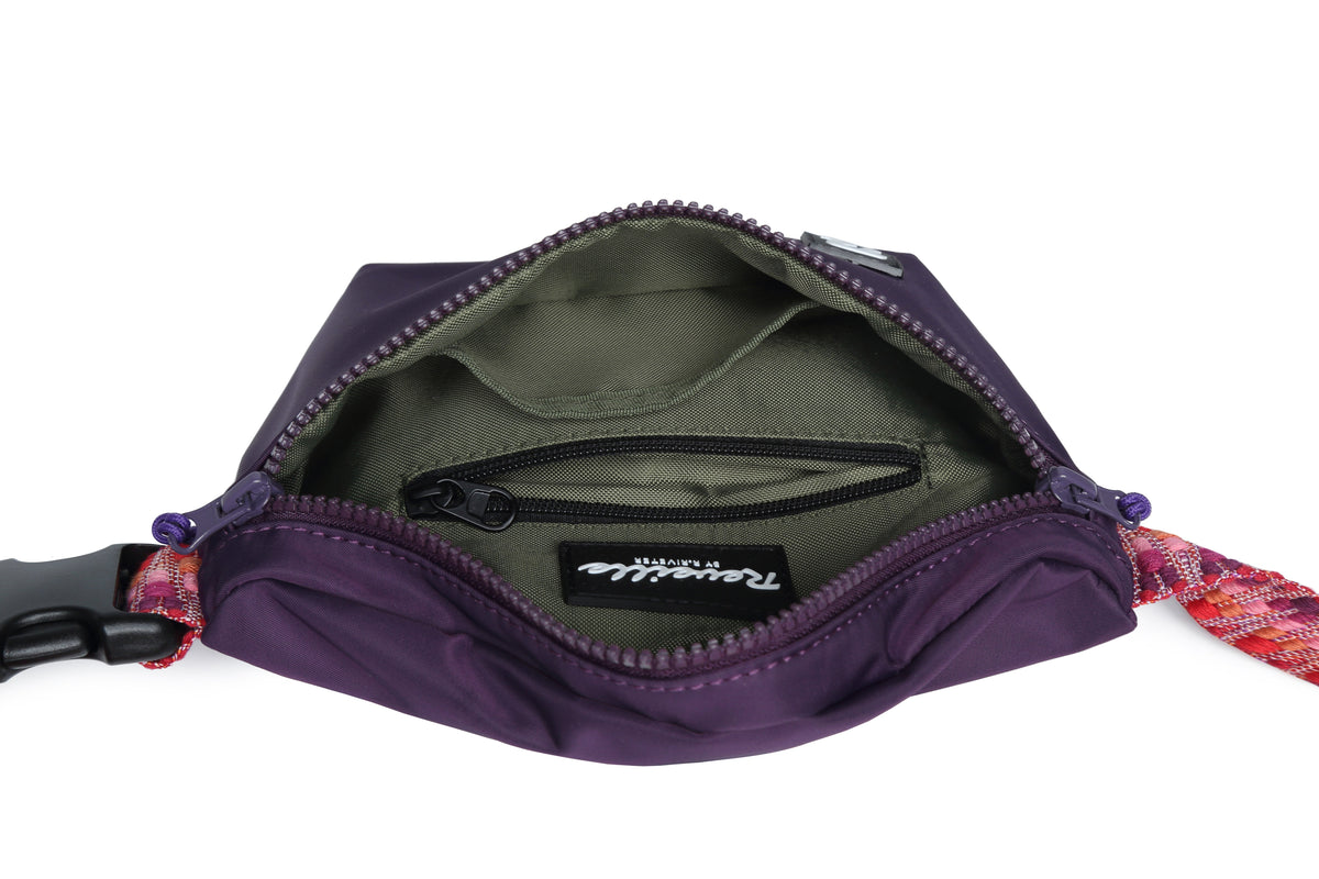 Trudy Belt Bag | Purple Nylon