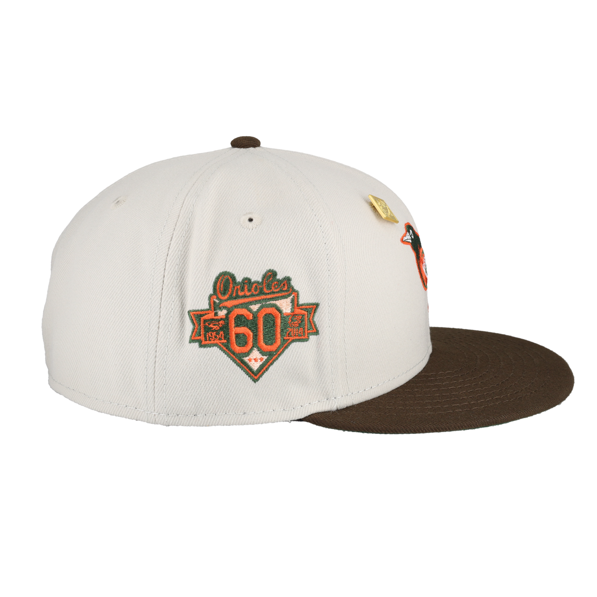 Baltimore Orioles Bird Collection 60th Season Fitted Hat