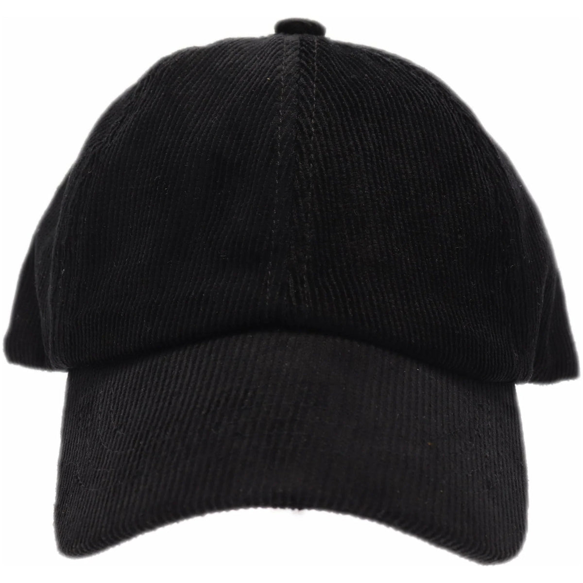 Corduroy Criss-cross Pony Cap