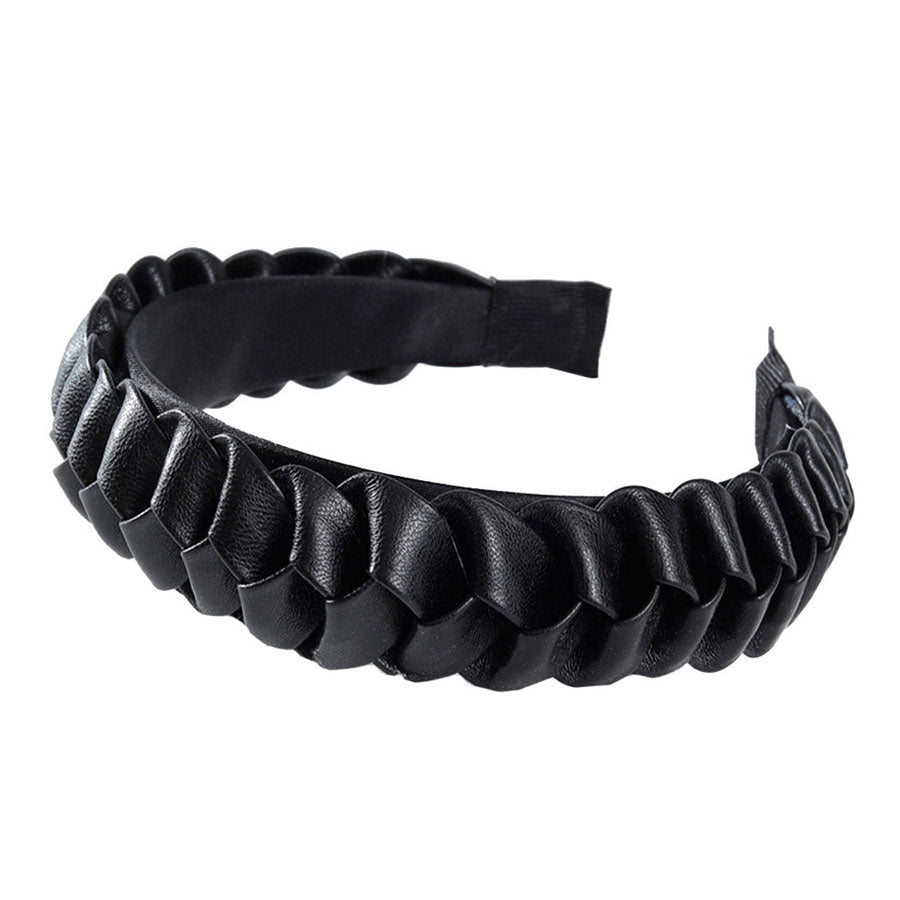 Pleated Solid Headband