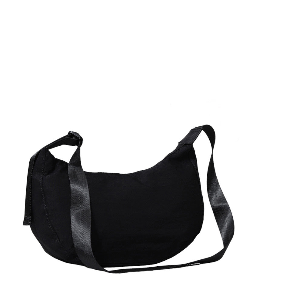 Women's Solid Nylon Sling Bag Crossbody