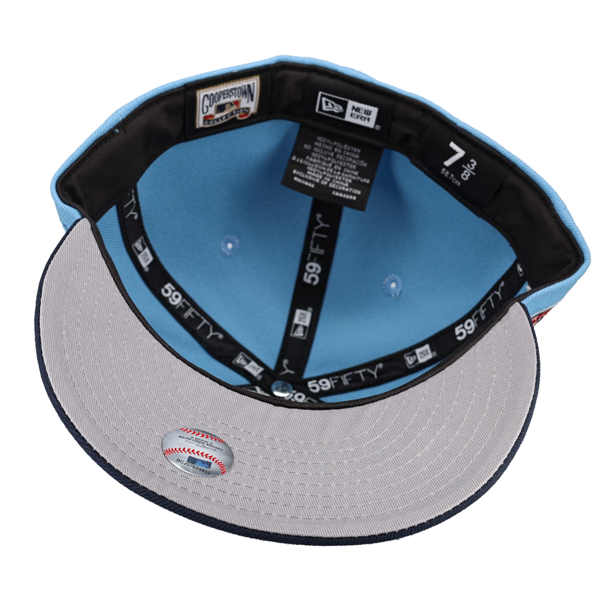 St. Louis Cardinals Blue 100th Anniversary 59Fifty Fitted Hat