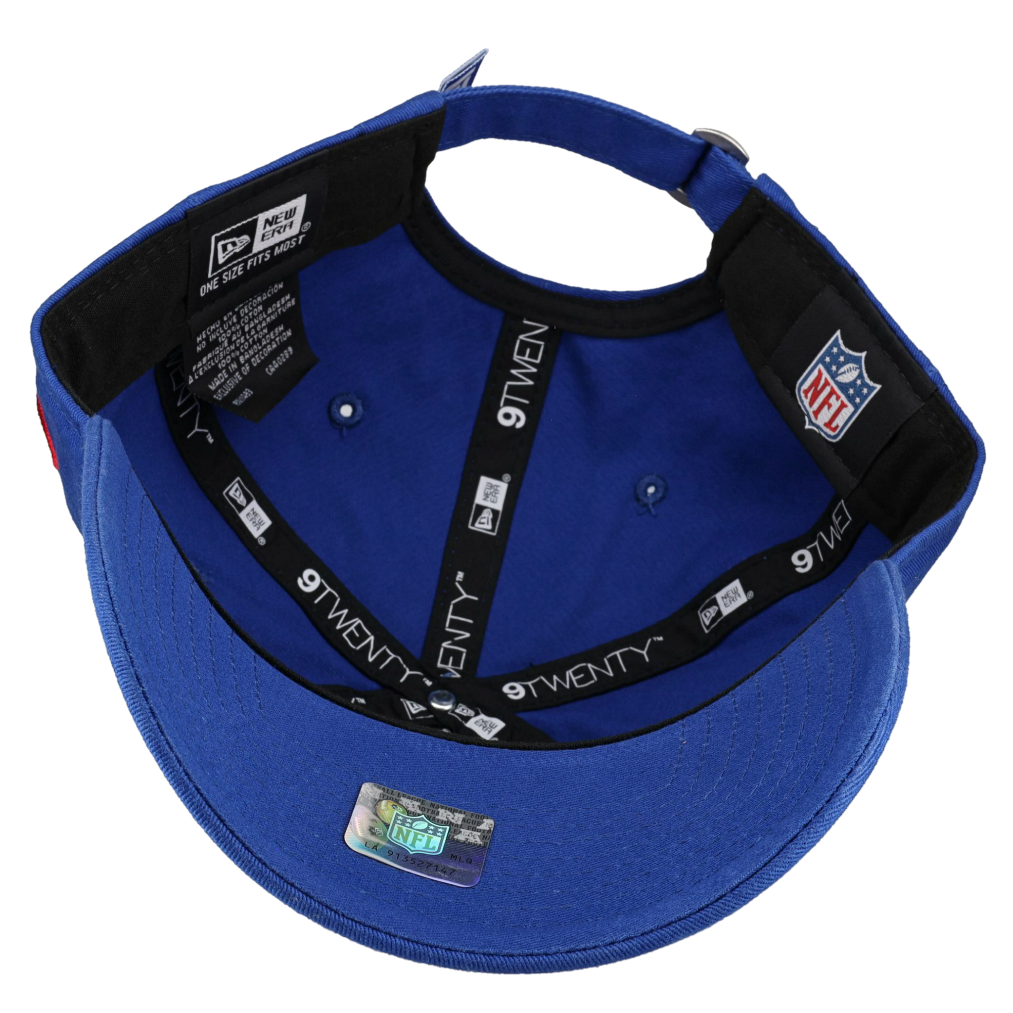 New York Giants New Era 9Twenty Adjustable Hat (Blue)