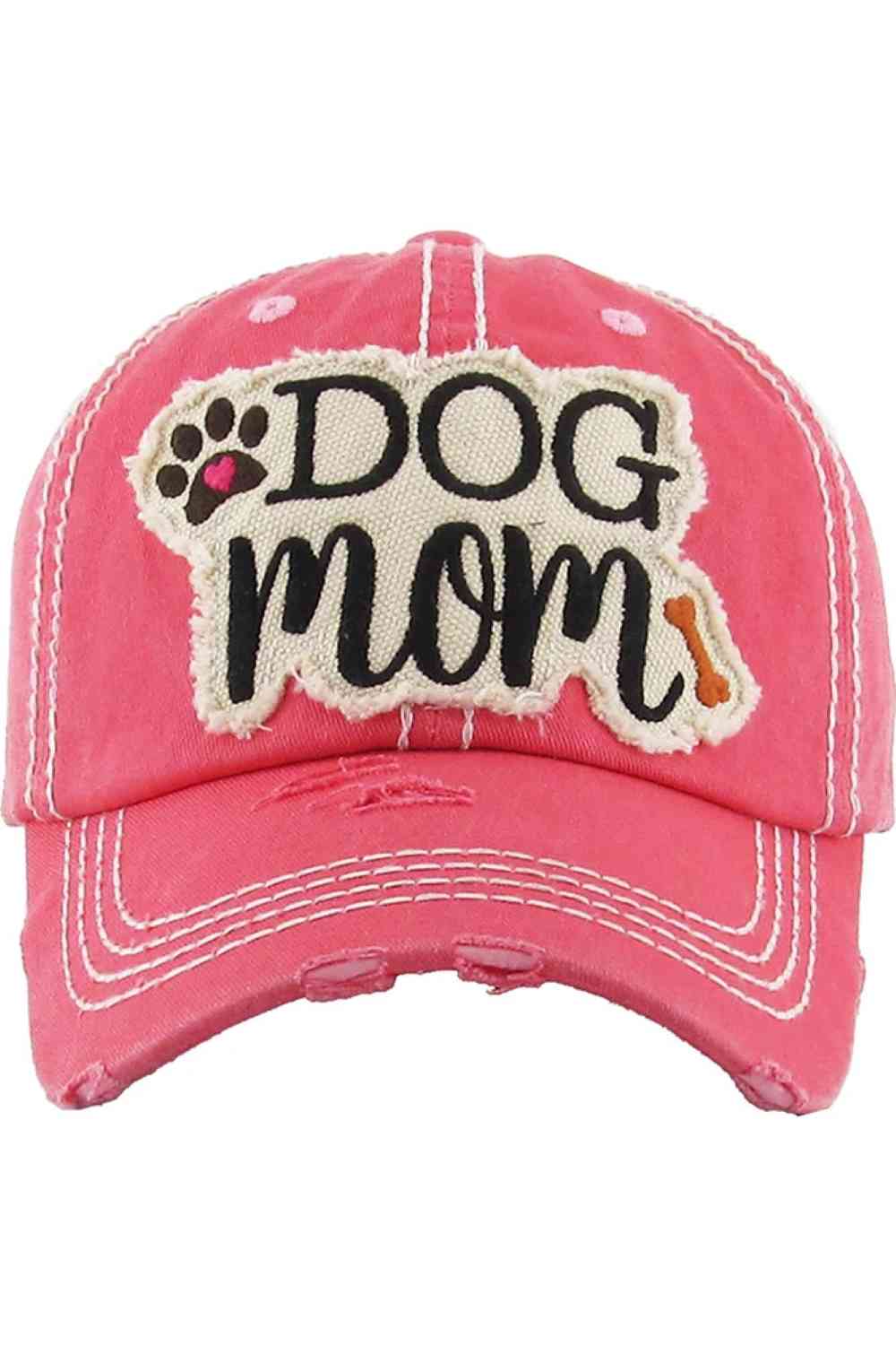 DOG MOM VINTAGE BASEBALL CAP