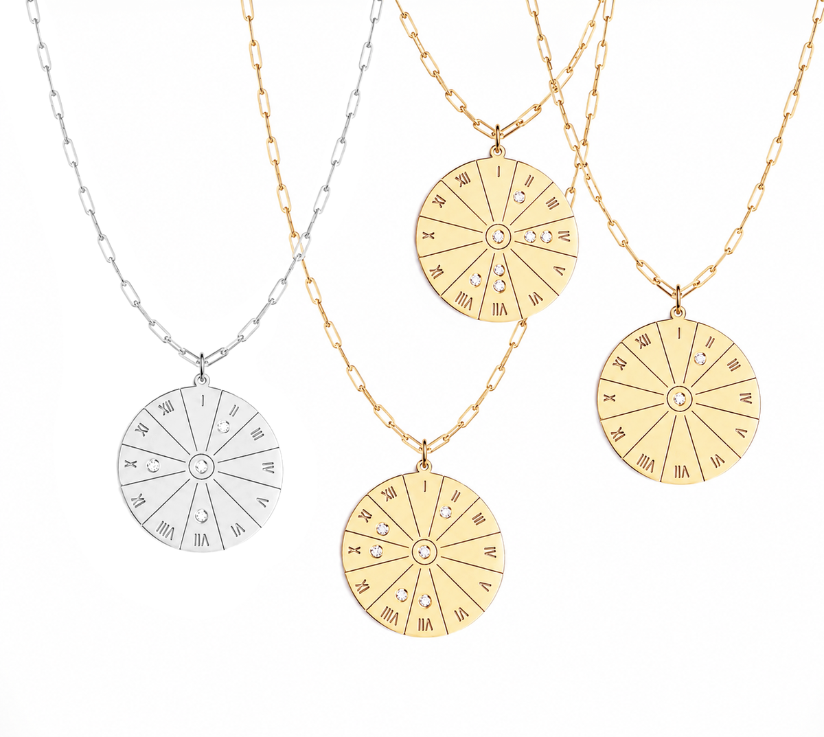 Calendar Wheel Necklace