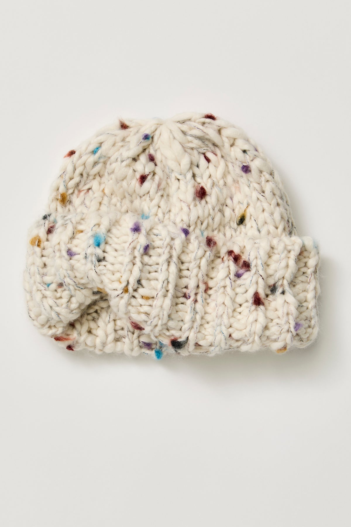 Free People Speckled Hat and Mitten Set in Ivory