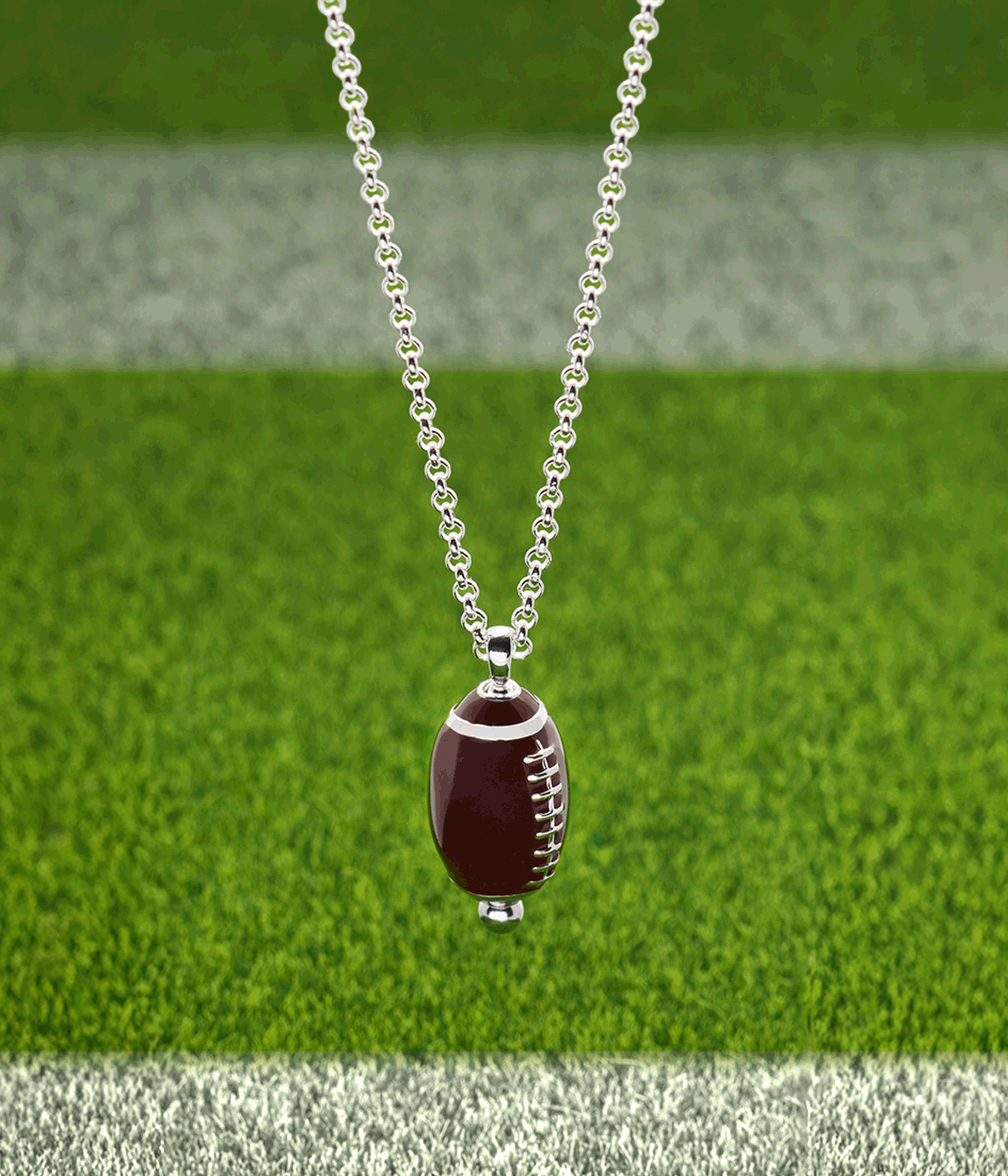 Football Spinner Pendant