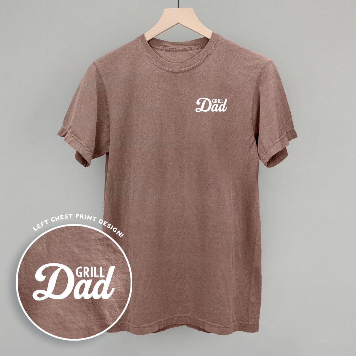 Grill Dad (White) (Left Chest)