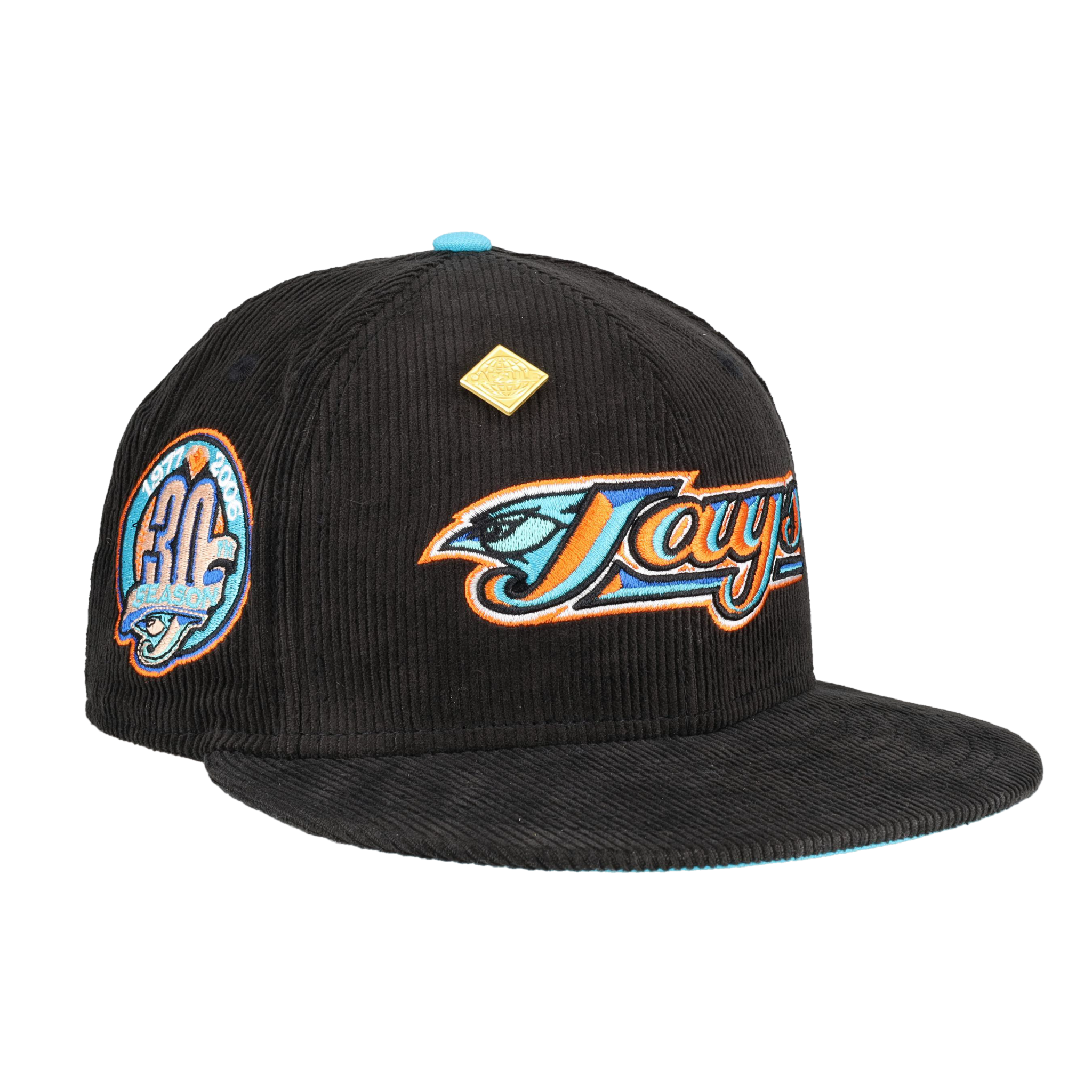Toronto Blue Jays 30th Season Corduroy Fitted Hat