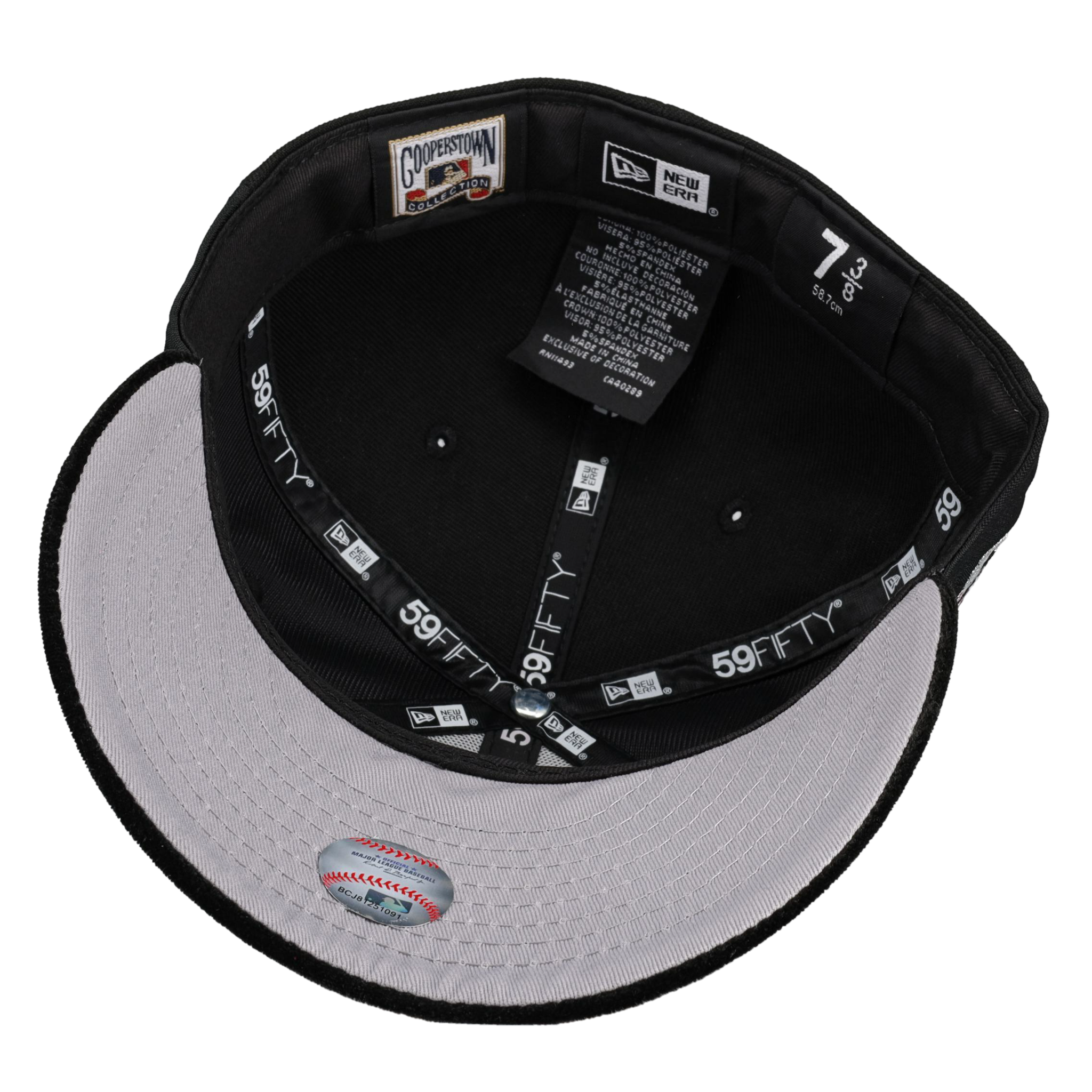 Chicago Cubs 1990 ASG Metallic Velvet pinwheel 59Fifty Fitted Hat