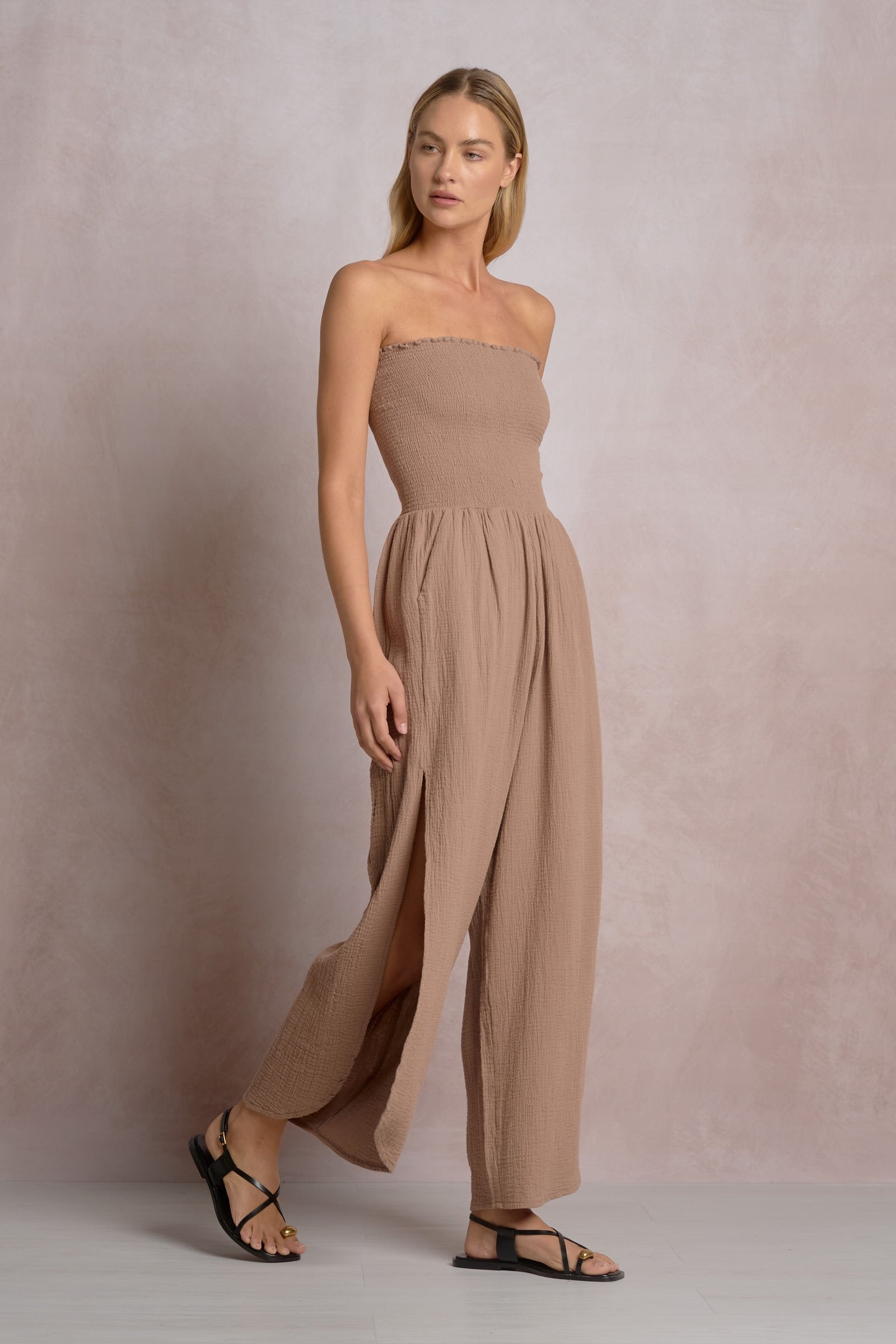 Dominca Jumpsuit Taupe