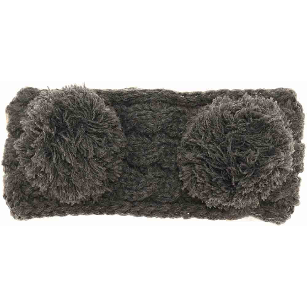 KIDS Solid Double Pom C.C Head Wrap