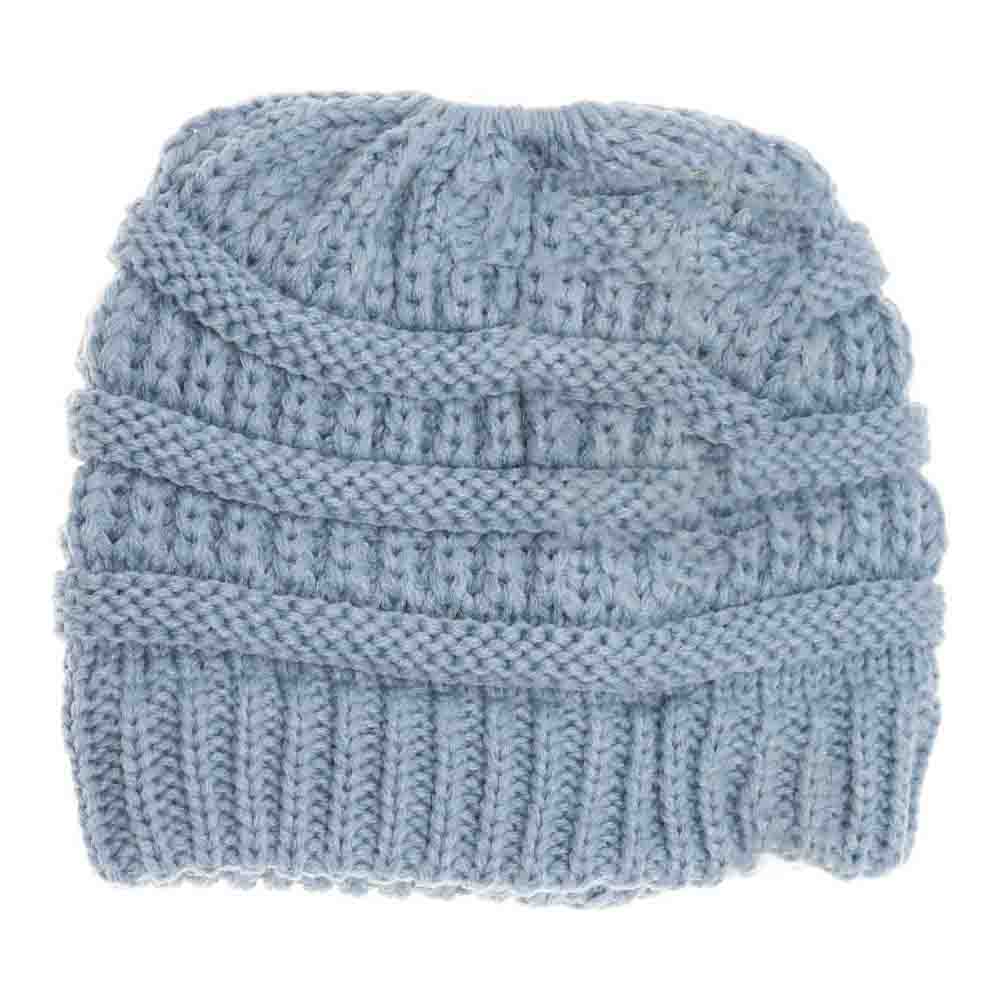Kids Solid Classic C.C Beanie Tail