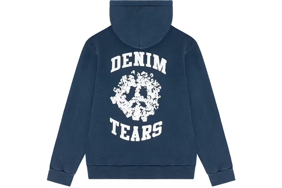Denim Tears Denim University Zip Hoodie Navy