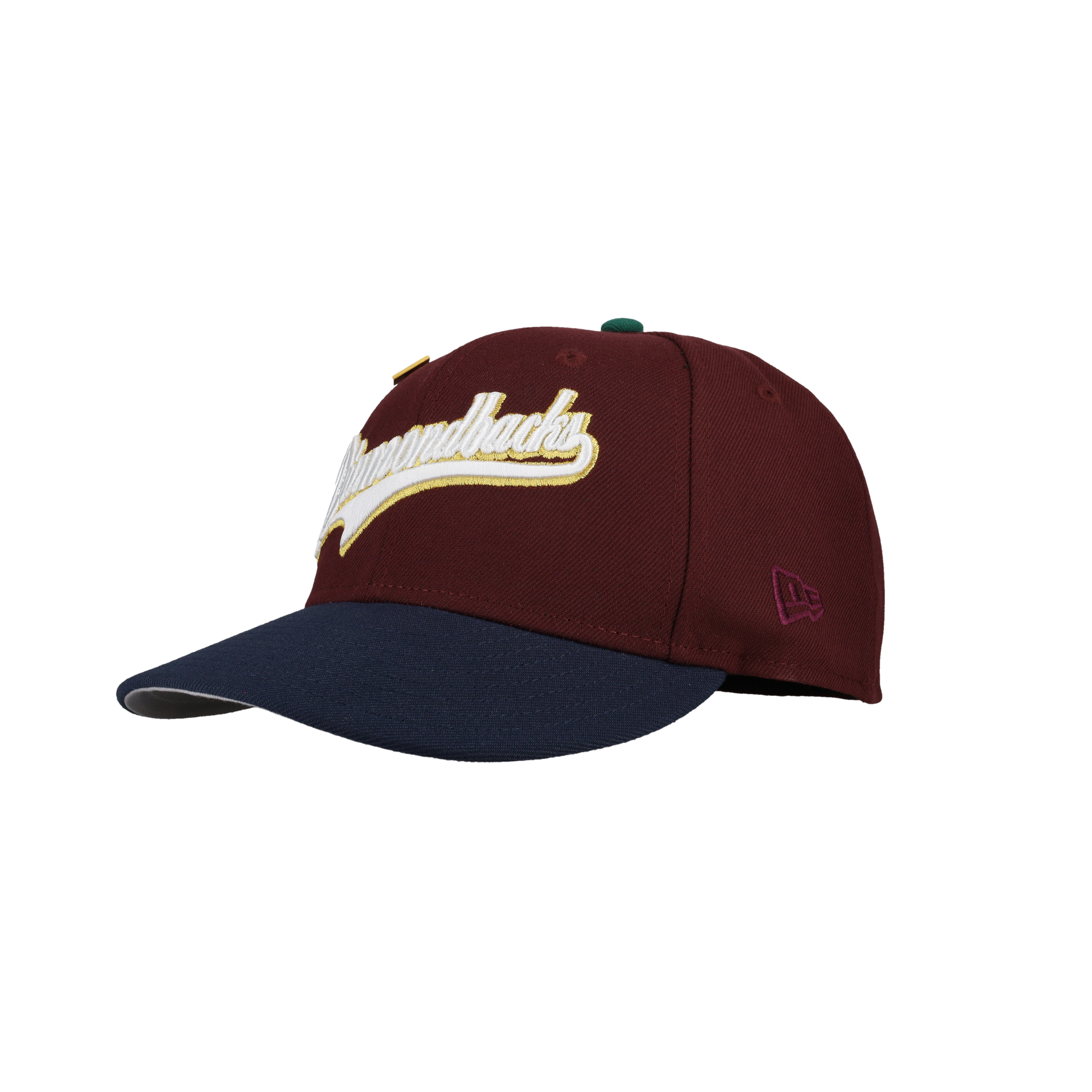 Arizona Diamondbacks 25th Anniversary Gold Script 59Fifty Fitted Hat