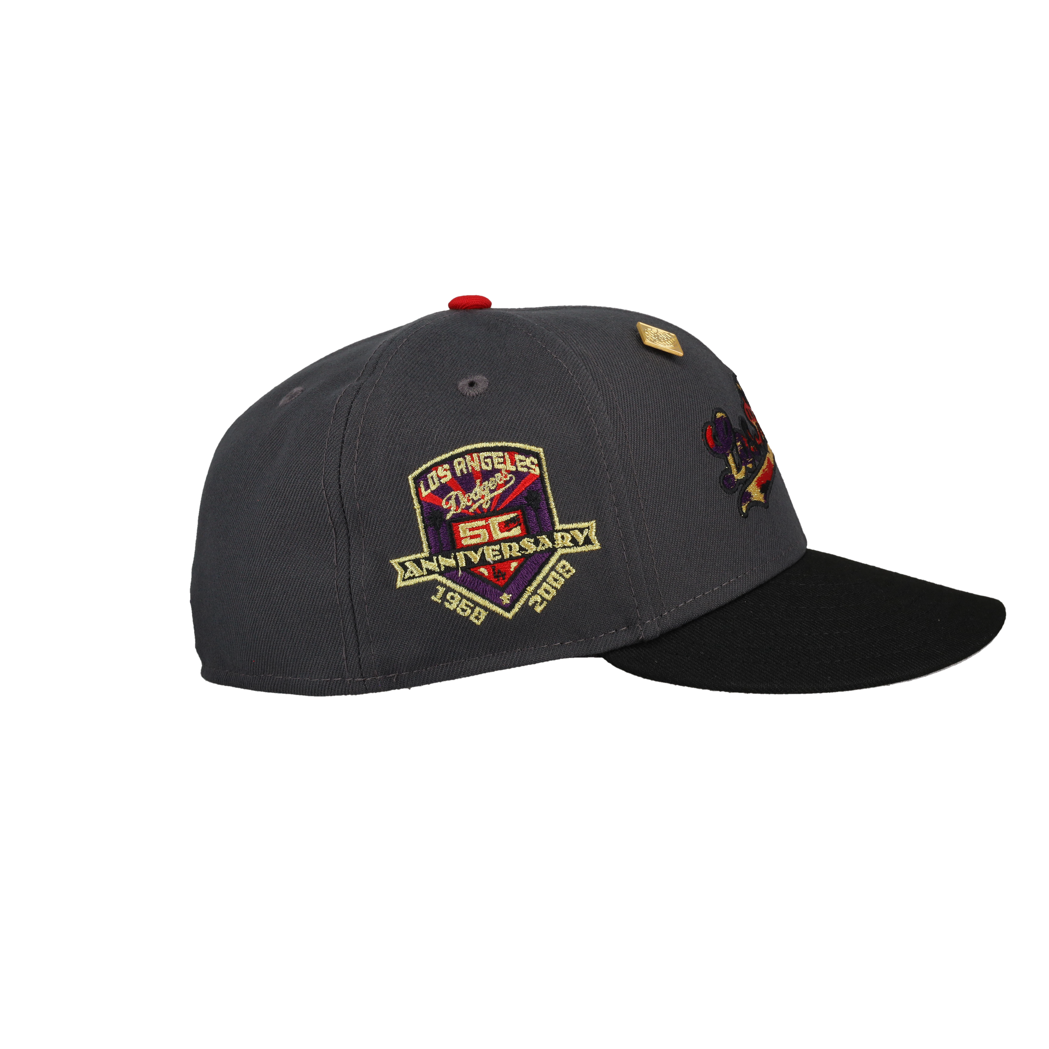 Los Angeles Dodgers 50th Anniversary Graphite 59Fifty Fitted Hat