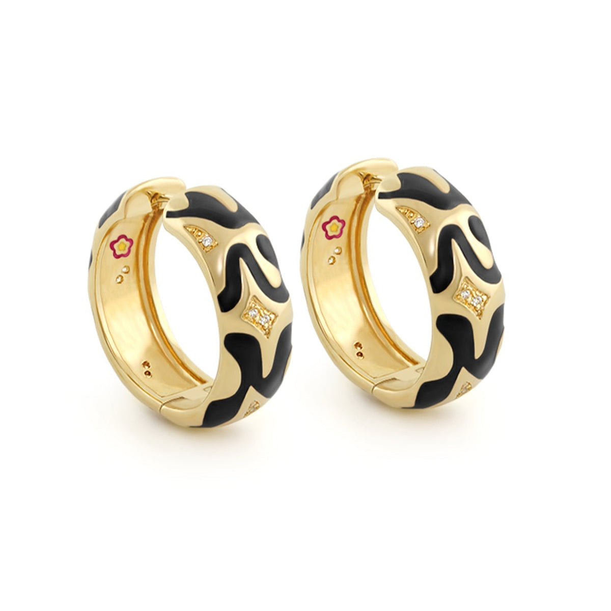 Swirl Tattoo Earrings