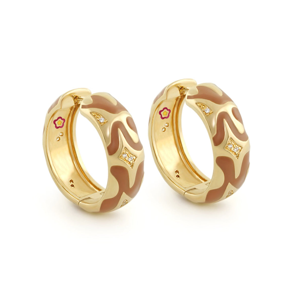 Swirl Tattoo Earrings