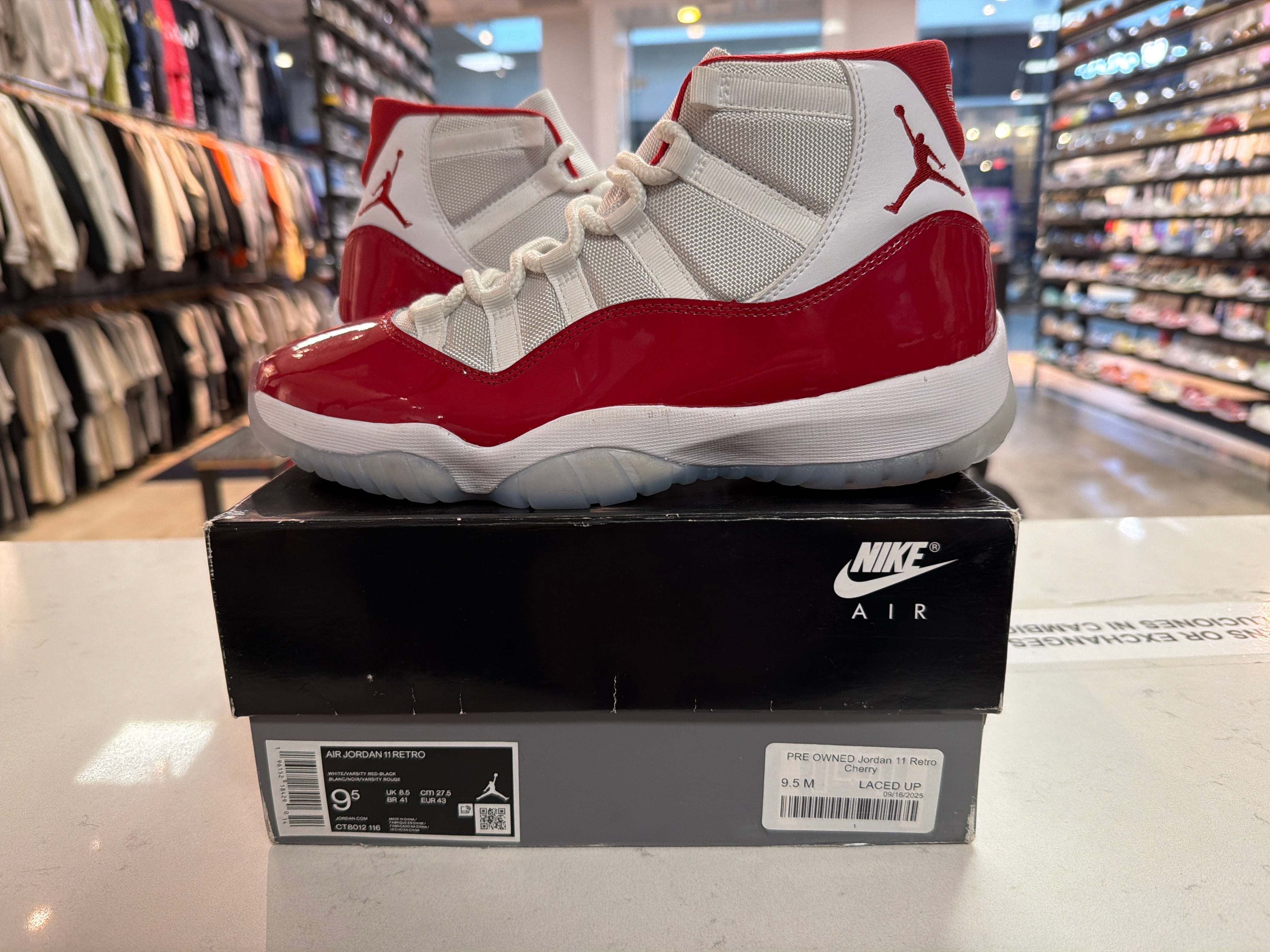 PRE OWNED Jordan 11 Retro Cherry