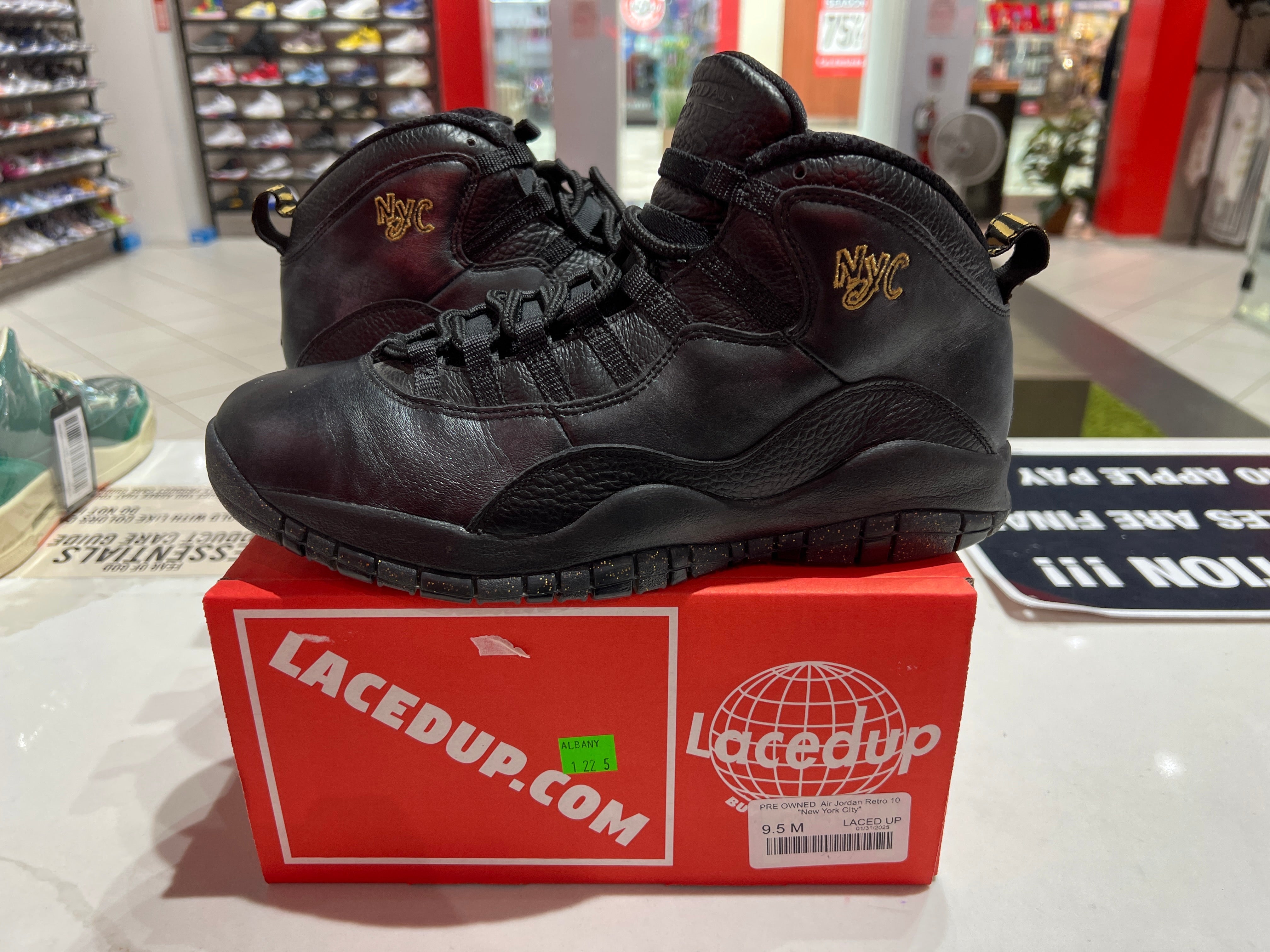 PRE OWNED Air Jordan Retro 10 "New York CIty"