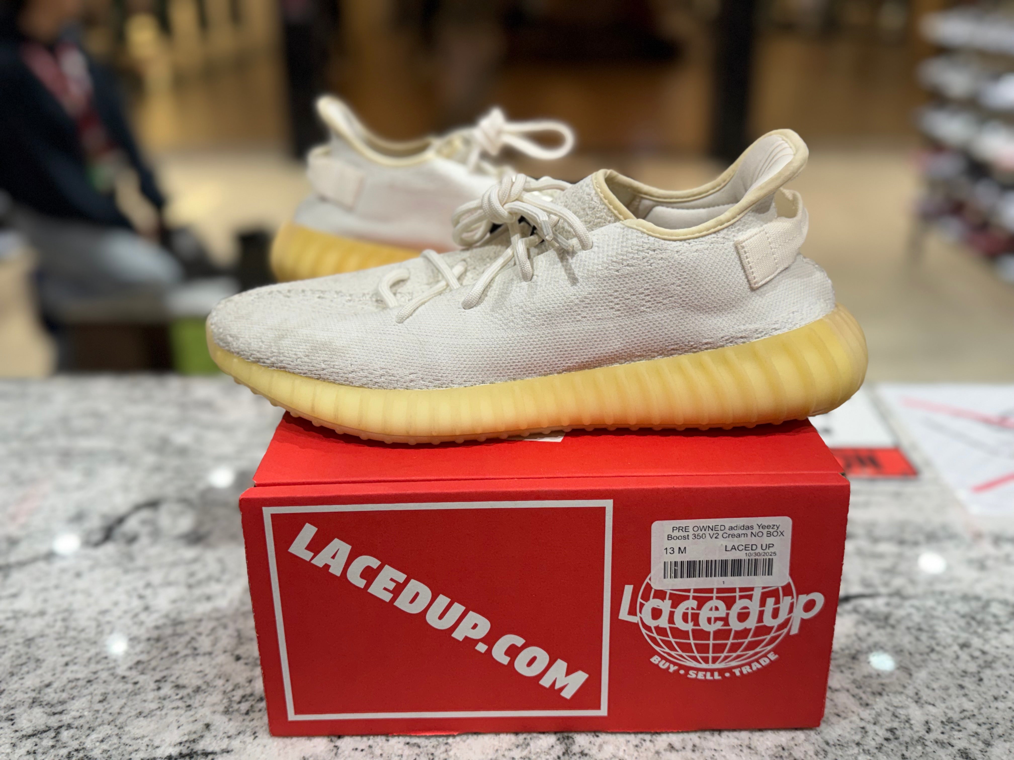 PRE OWNED adidas Yeezy Boost 350 V2 Cream NO BOX