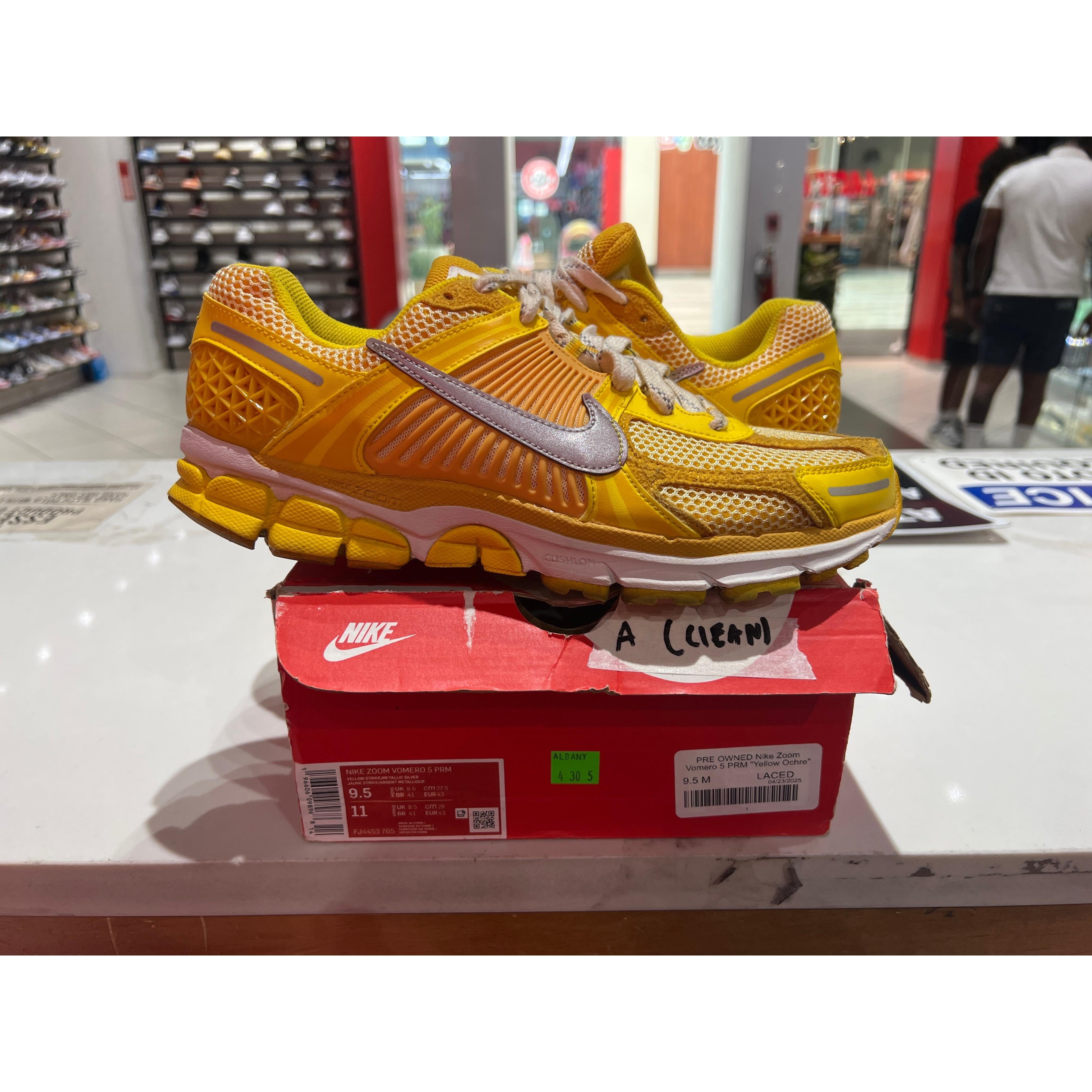 PRE OWNED Nike Zoom Vomero 5 PRM "Yellow Ochre"