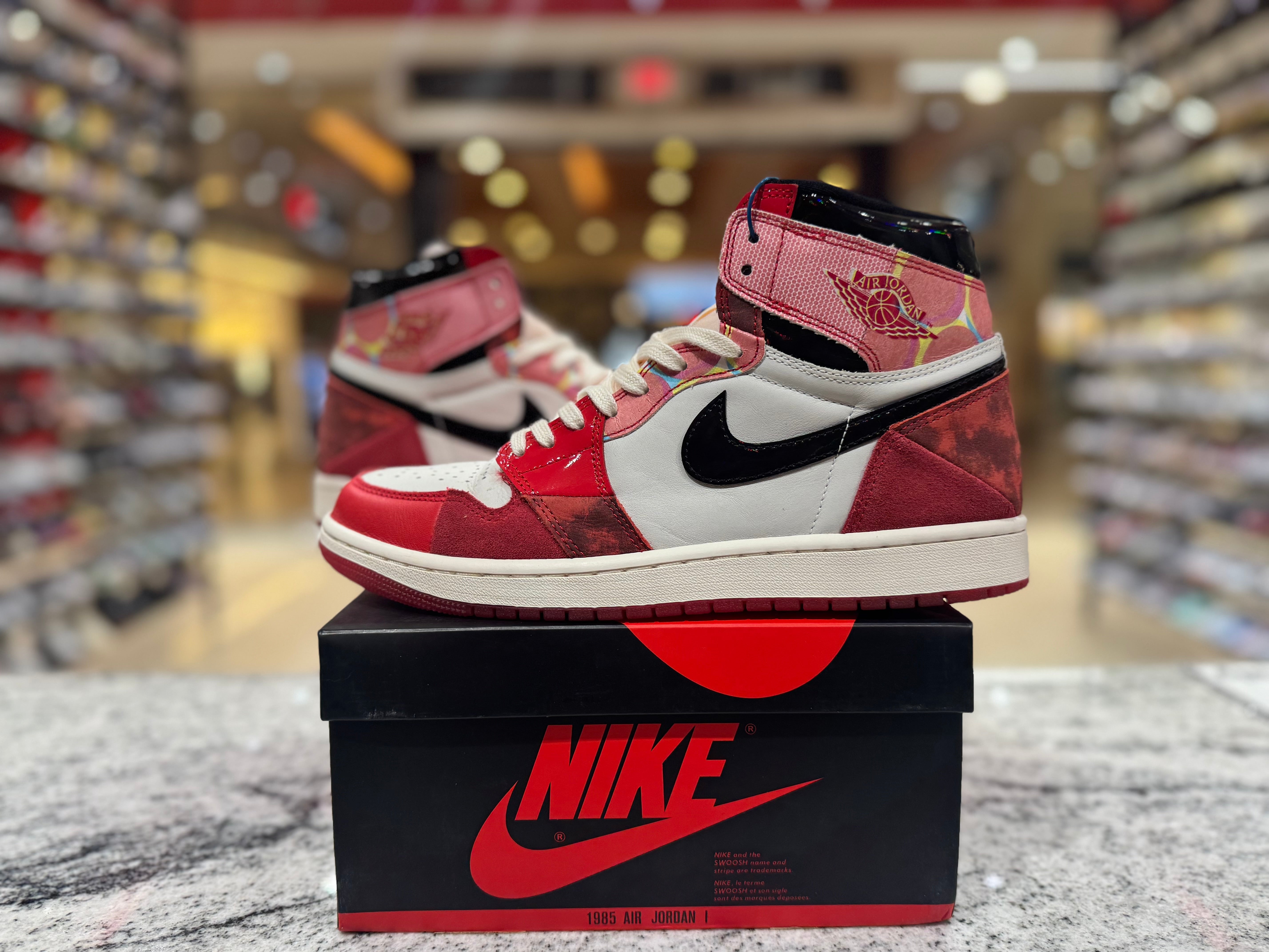 PRE OWNED Jordan 1 Retro High OG Spider-Man Across the Spider-Verse